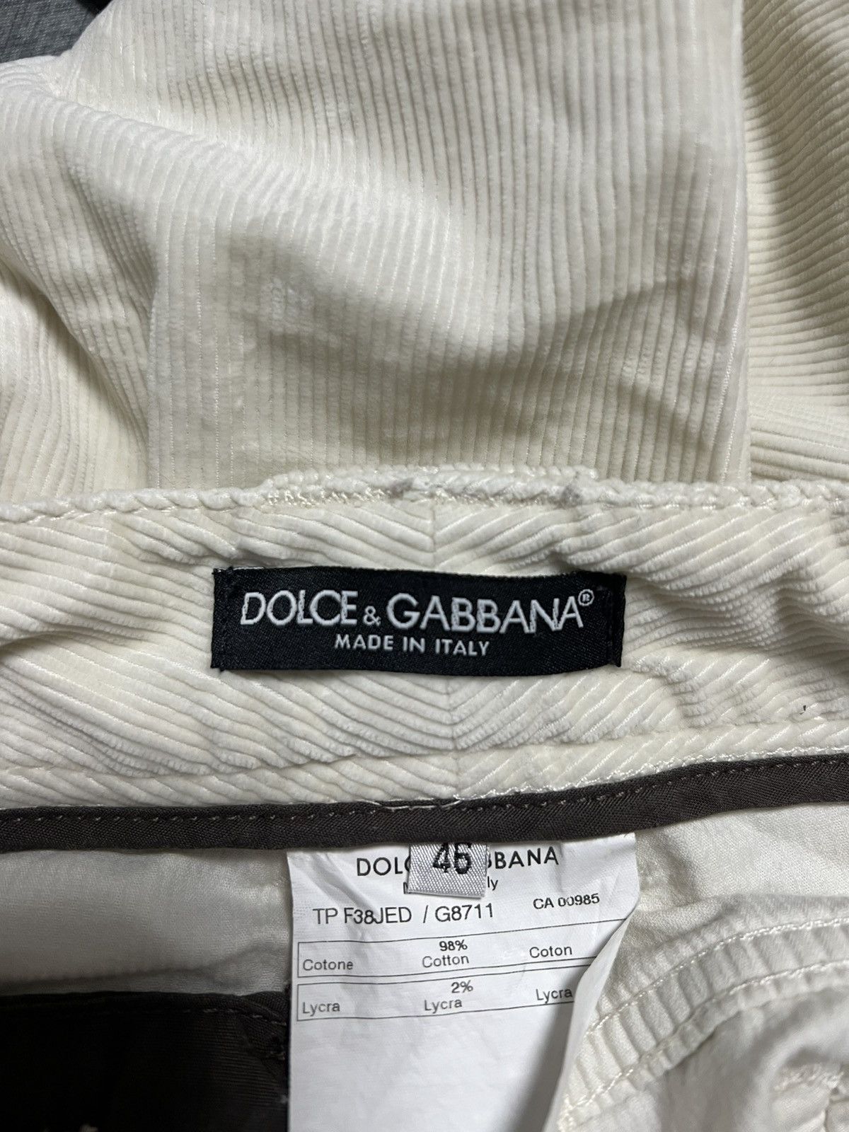 Dolce & Gabbana Dolce & Gabbana M jeans pants white Size 32" / US 10 / IT 46 - 6 Thumbnail