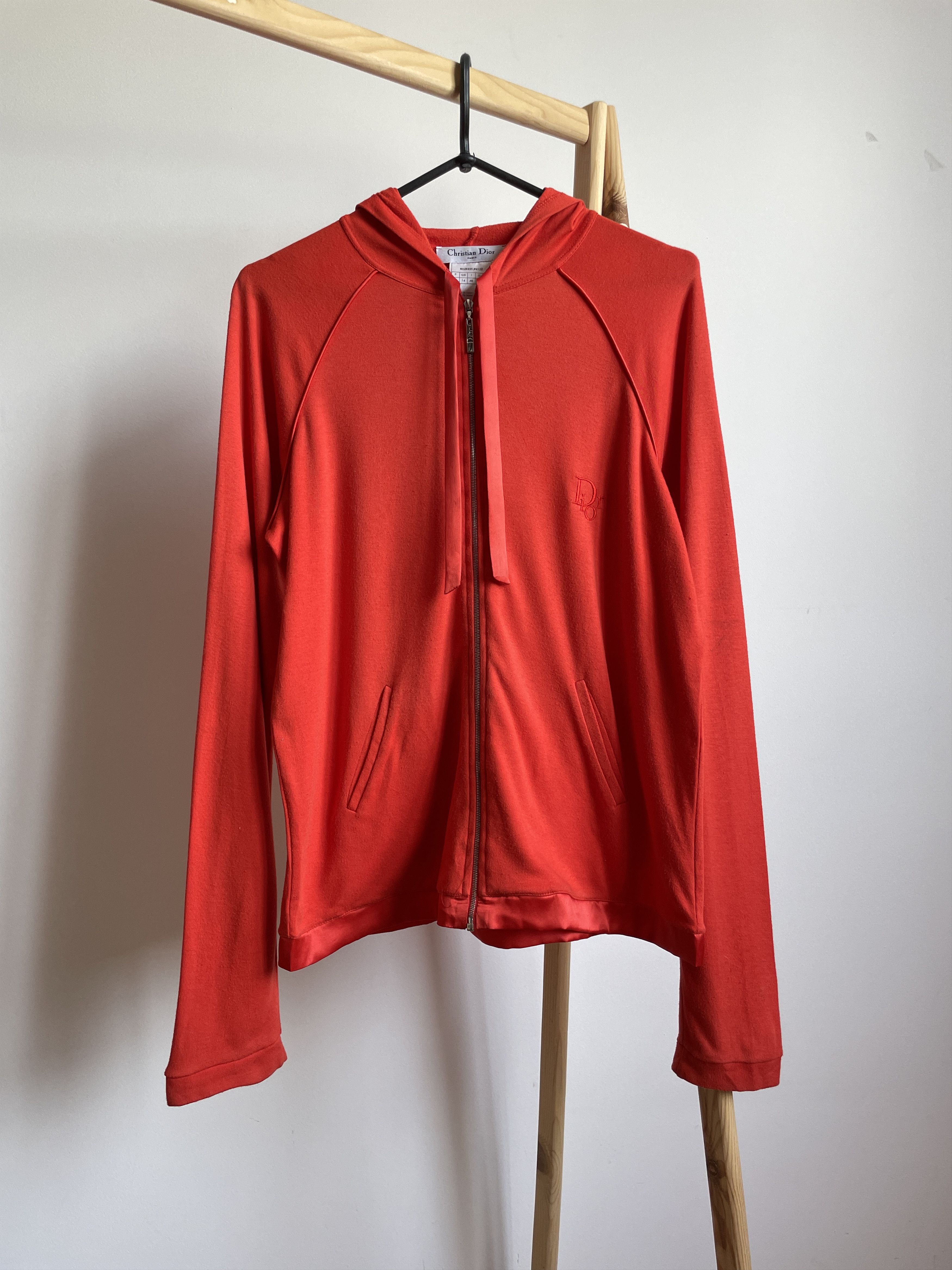 Dior Christian Dior Vintage 90's-00's Womens Zip Hoodie Size L / US 10 / IT 46 - 1 Thumbnail