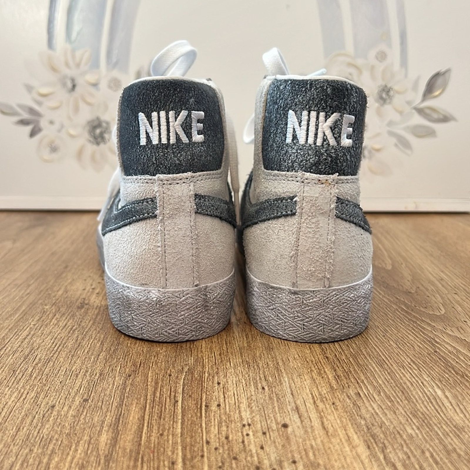 Nike Nike Zoom Blazer Mid Premium SB Faded Pack Grey Fog Black Size US 9.5 / IT 39.5 - 5 Thumbnail