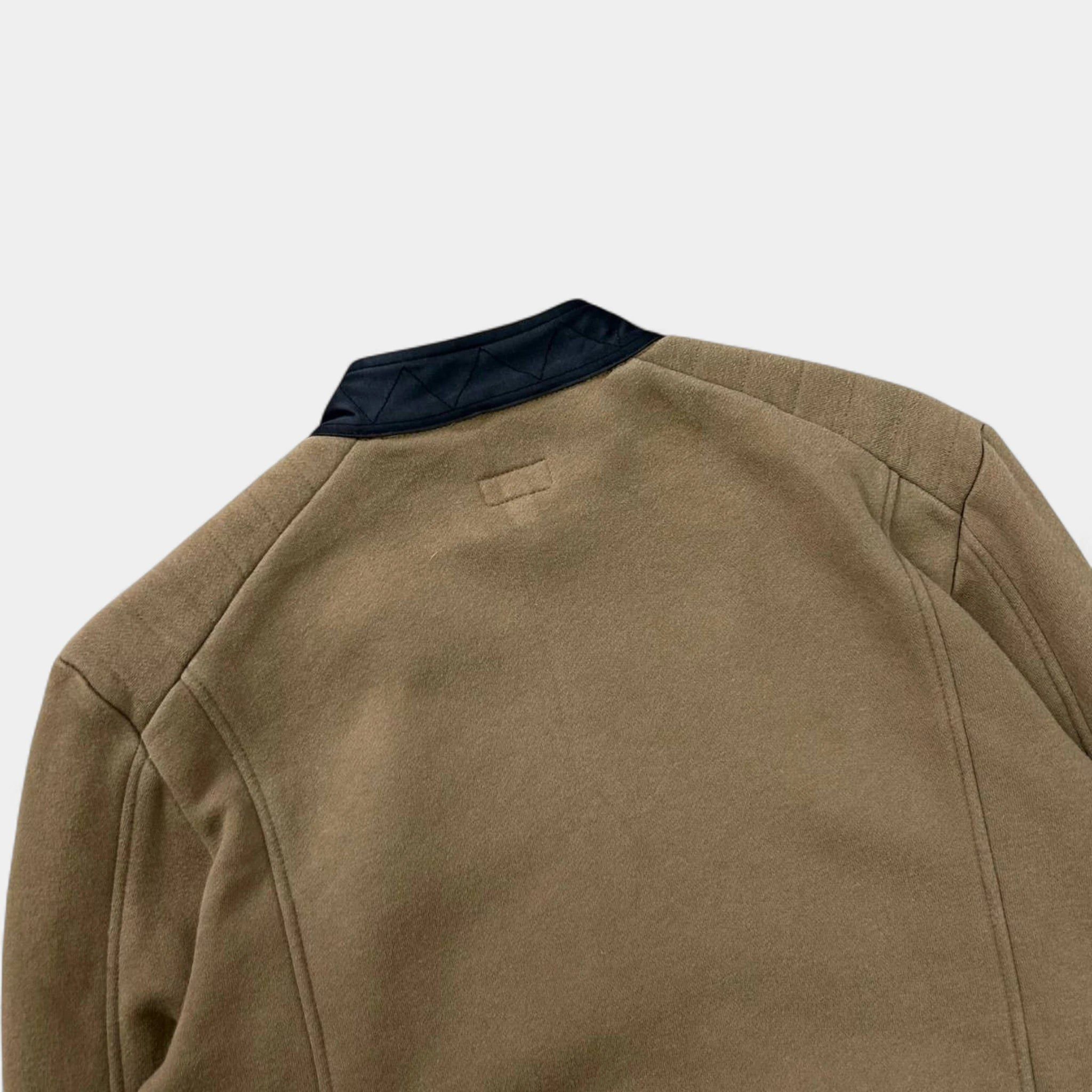Armani Armani Jeans 2000s Soft Fleece Khaki Brown Jacket Size US L / EU 52-54 / 3 - 9 Thumbnail