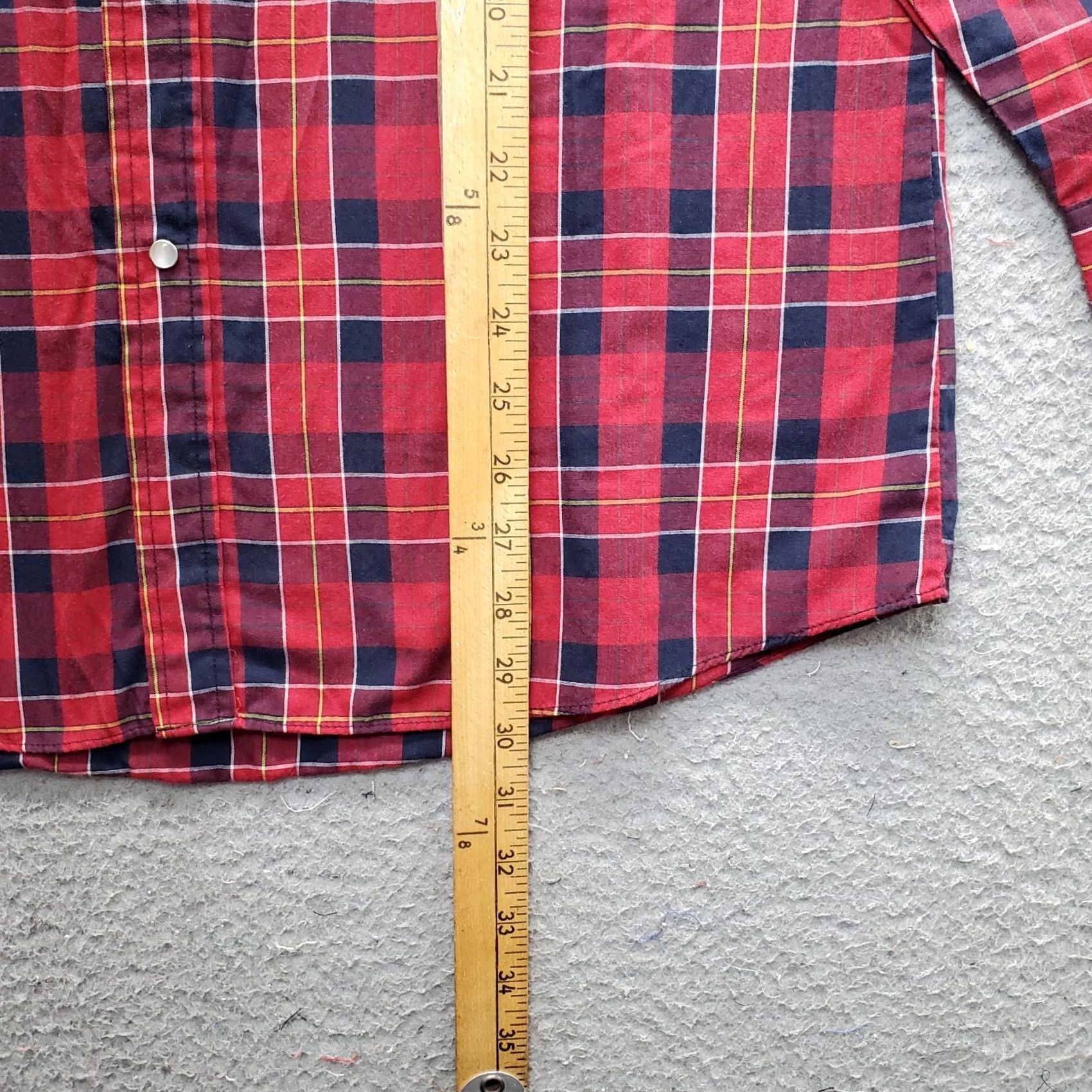 Vintage Ely Cattleman Western Shirt Mens M Multi Plaid Long Sleeve Pearl Snap Front EUC Size US M / EU 48-50 / 2 - 5 Thumbnail