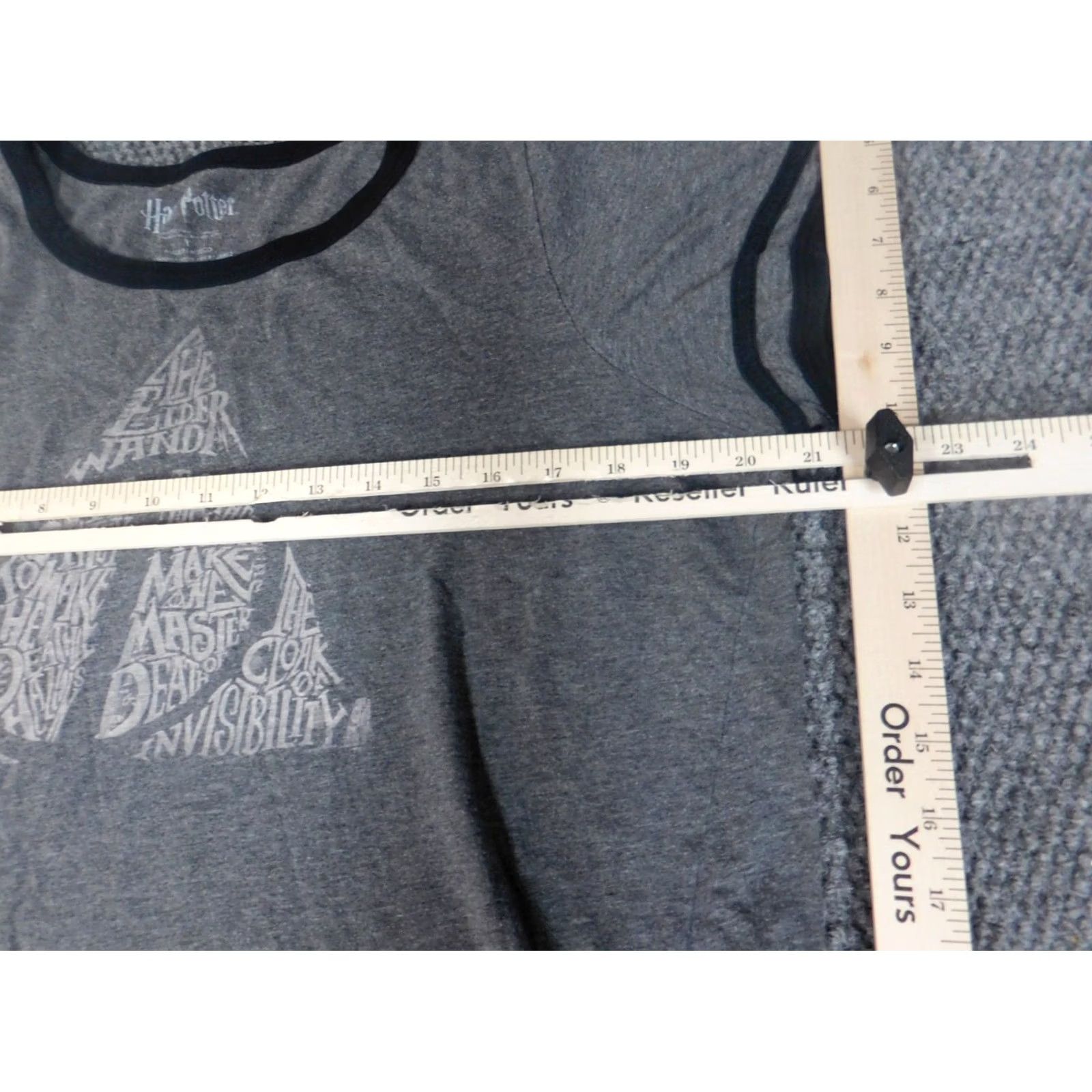 Vintage Harry Potter Womens Shirt L Gray Crew Neck Long Sleeve Cotton Rayon Blouse Casual Movie Classic Womens Size L / US 10 / IT 46 - 5 Thumbnail