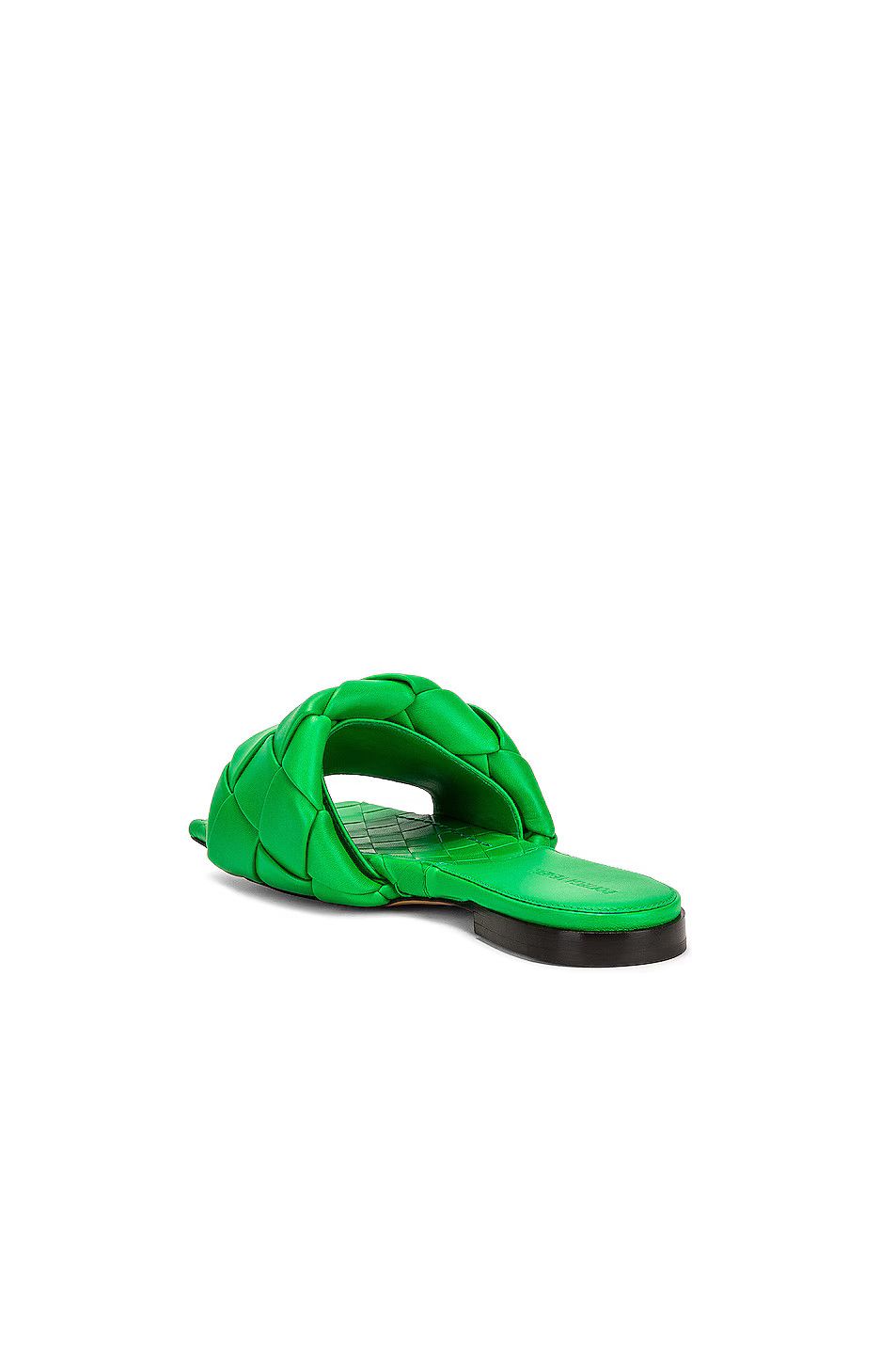 Bottega Veneta o1n1vont1225 Lido Flat Sandals in Green Size US 6.5 / IT 36.5 - 3 Thumbnail