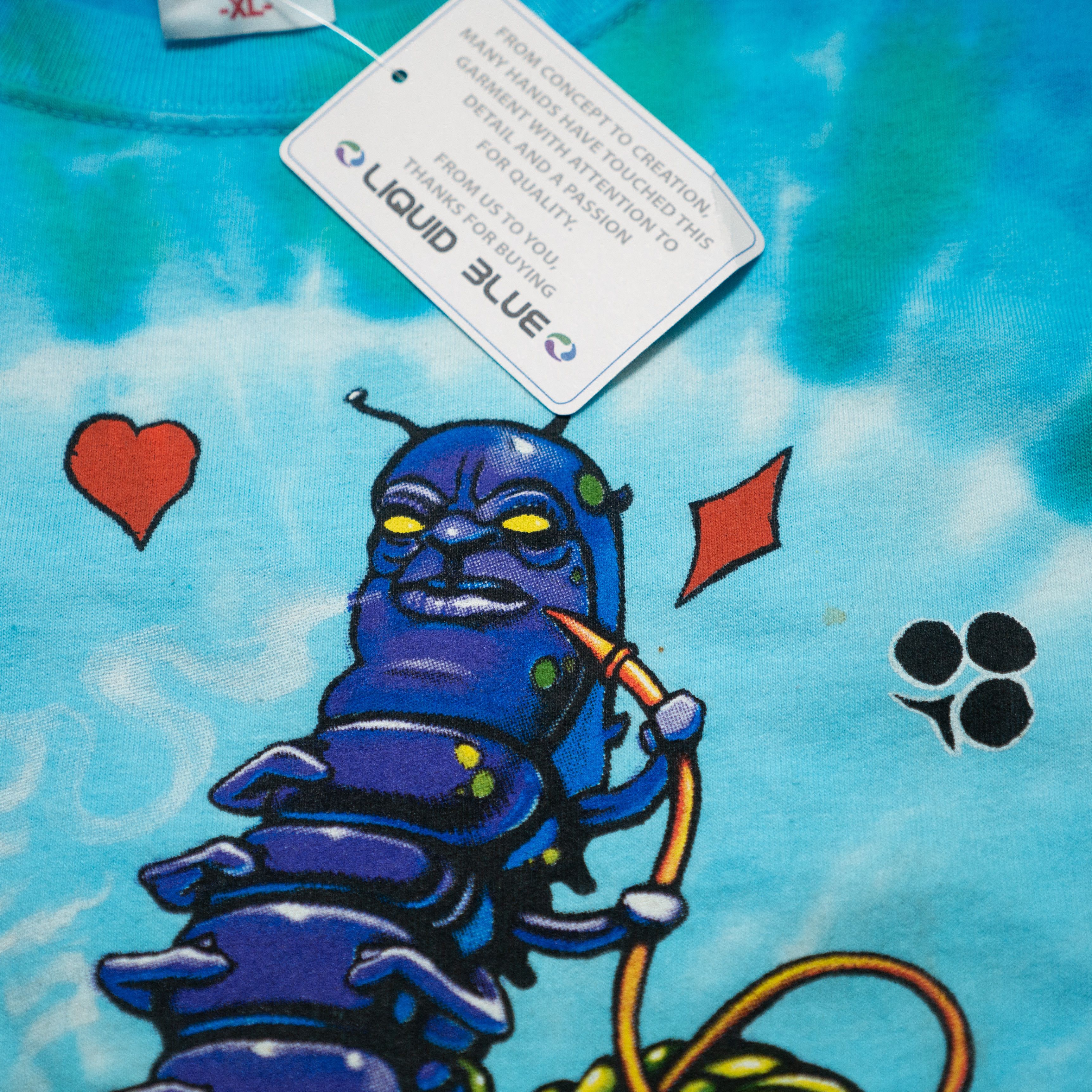 Liquid Blue × Vintage Vintage Liquid Blue Alice in Wonderland Deadstock T-shirt XL Size US XL / EU 56 / 4 - 4 Thumbnail