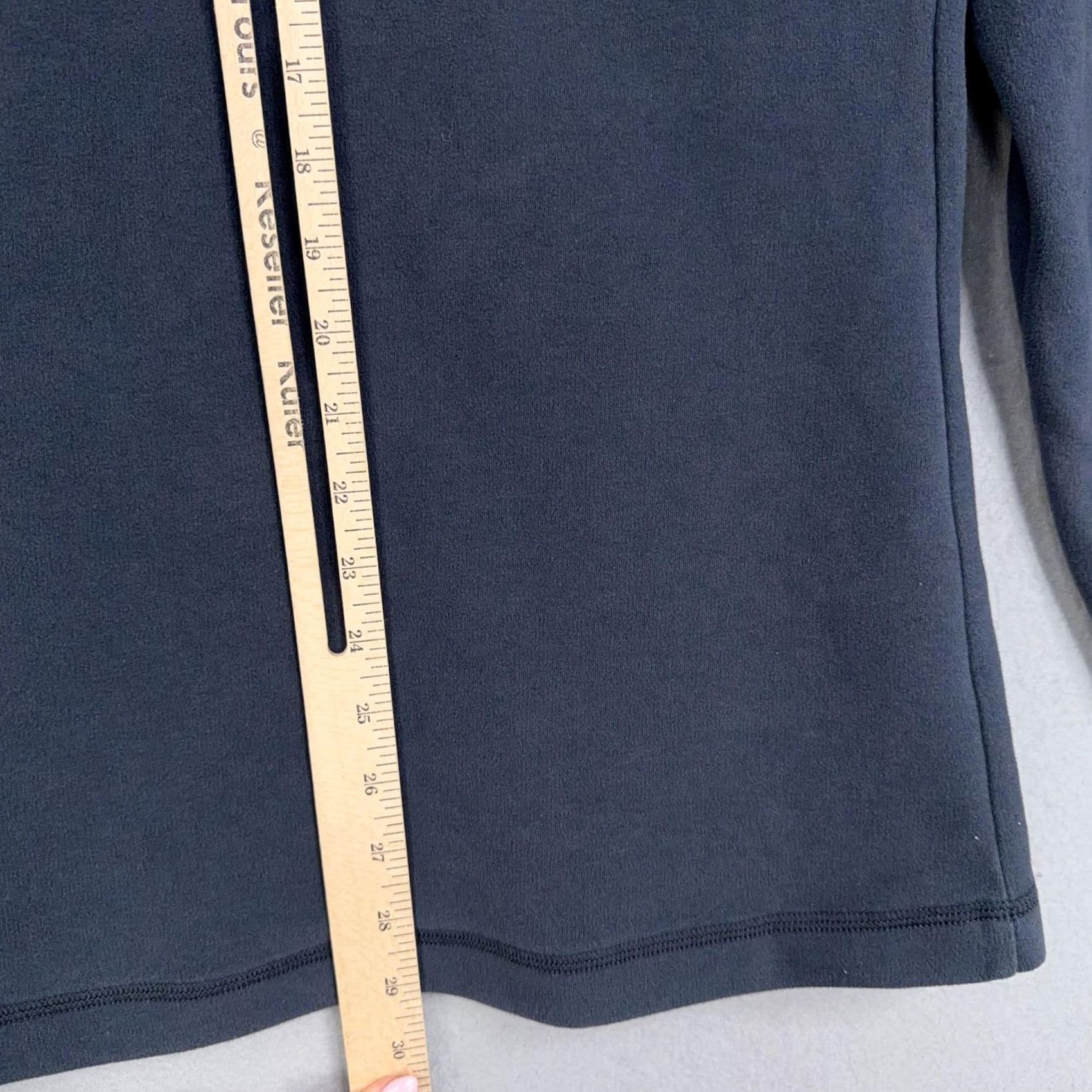 Bally Zorrel Ally Pullover Womens Large Gray Fleece 1/4 Zip Mock Neck Pockets Size L / US 10 / IT 46 - 7 Thumbnail