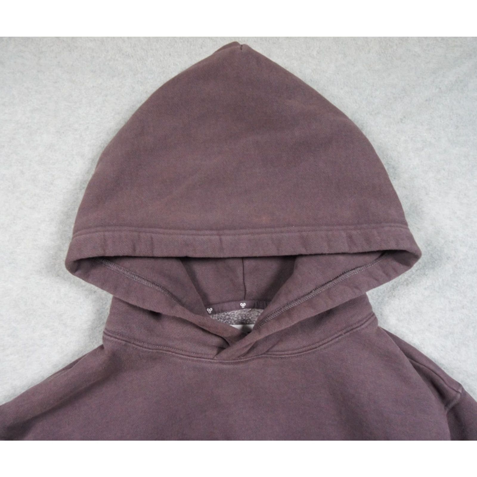 TNA TNA Hoodie Women XS Purple Cropped Pullover Sweatshirt Fleece Hooded All Seasons Size XS / US 0-2 / IT 36-38 - 2 Thumbnail