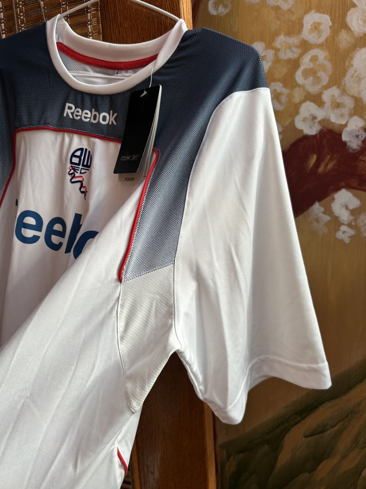 Reebok 2008-09 Bolton Wanderers Reebok Home Soccer Jersey Football Size US XL / EU 56 / 4 - 5 Thumbnail