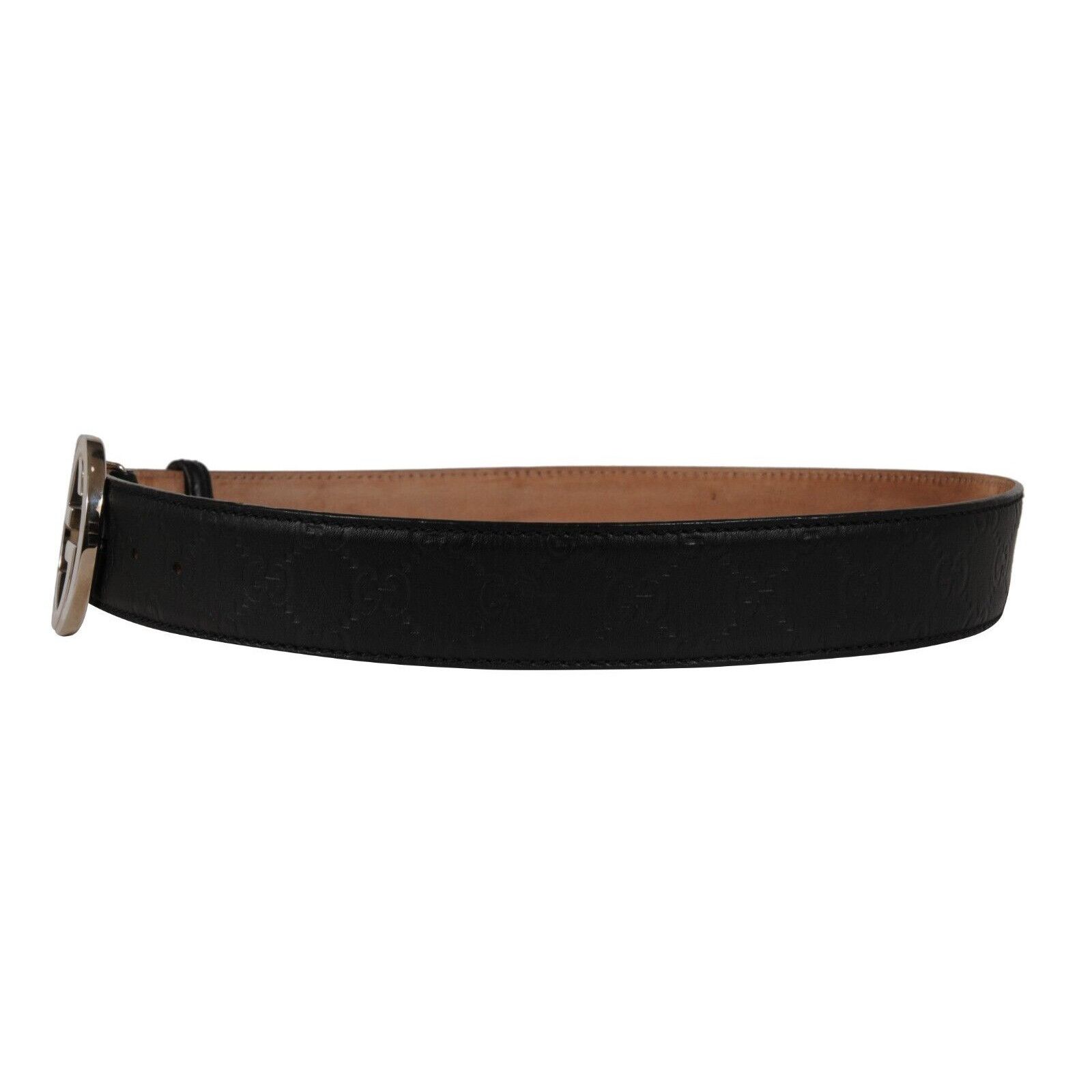 Gucci Interlocking GG Supreme Buckle Belt Size 90 36 B Size 36 - 2 Thumbnail