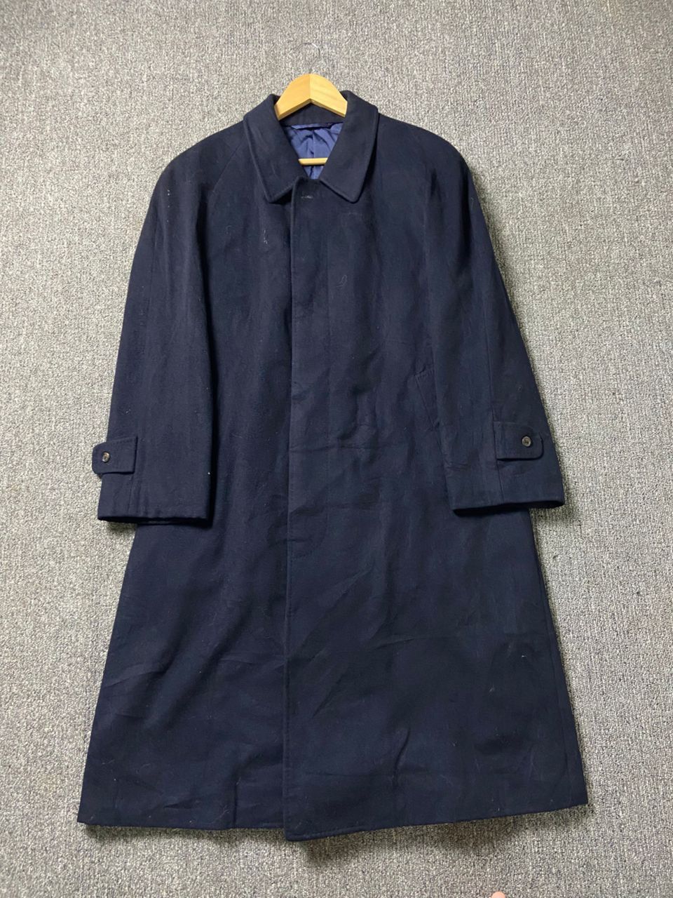 DAKS Daks London Hidden Button Long Coat (188) Size US M / EU 48-50 / 2 - 1 Thumbnail