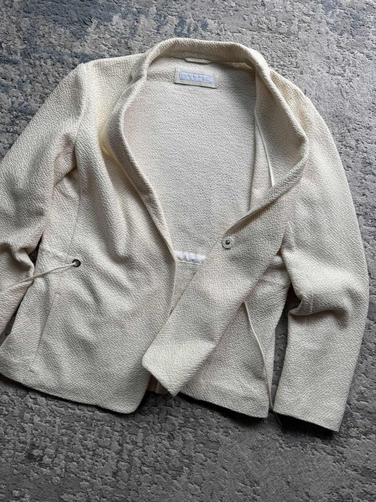 Fabiana Filippi Fabiana Filippi Cream beige Blazer Jacket Size 44 Size XL / US 12-14 / IT 48-50 - 11 Thumbnail