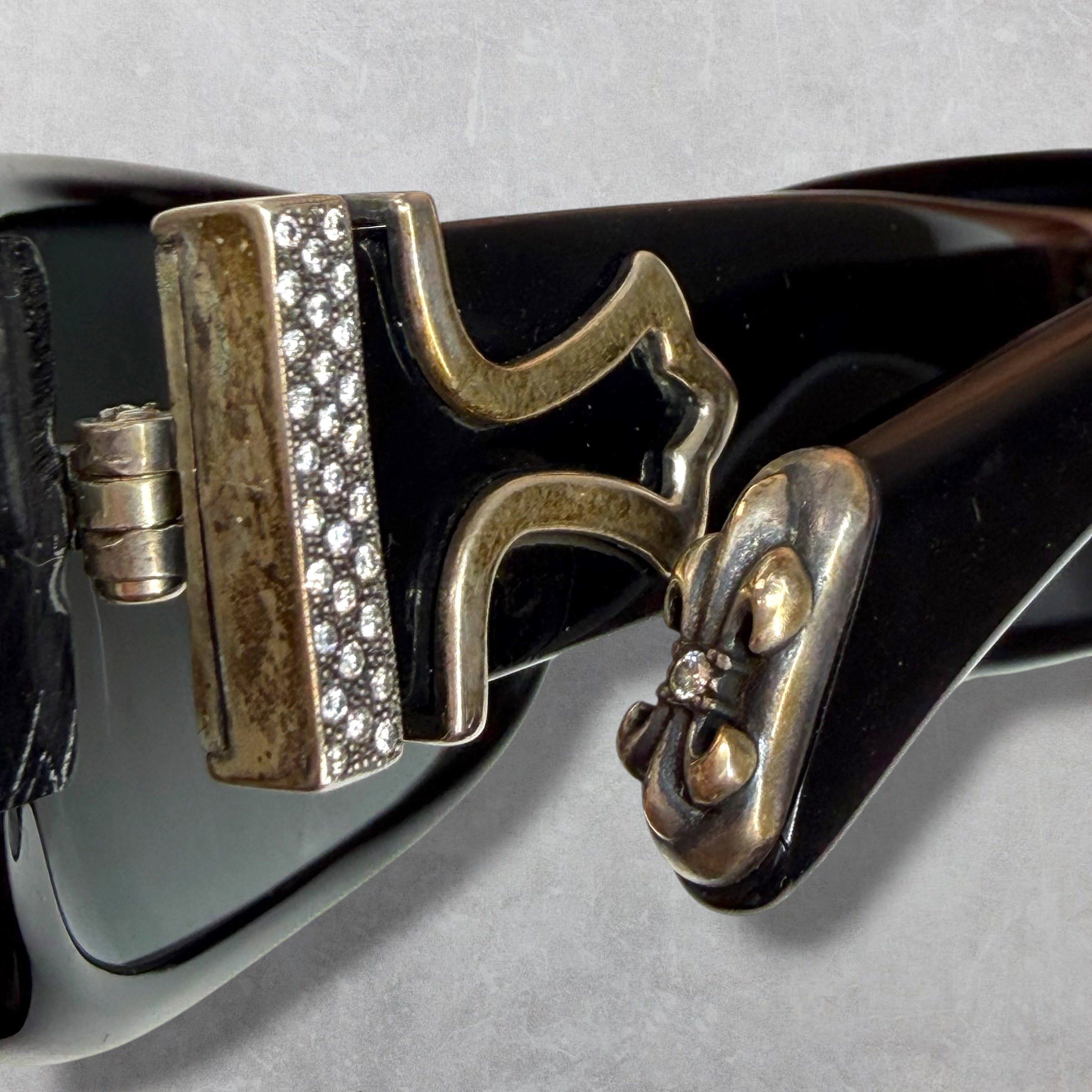 Chrome Hearts Vintage Chrome Hearts Fix 2 Diamond Sunglasses Size ONE SIZE - 5 Thumbnail