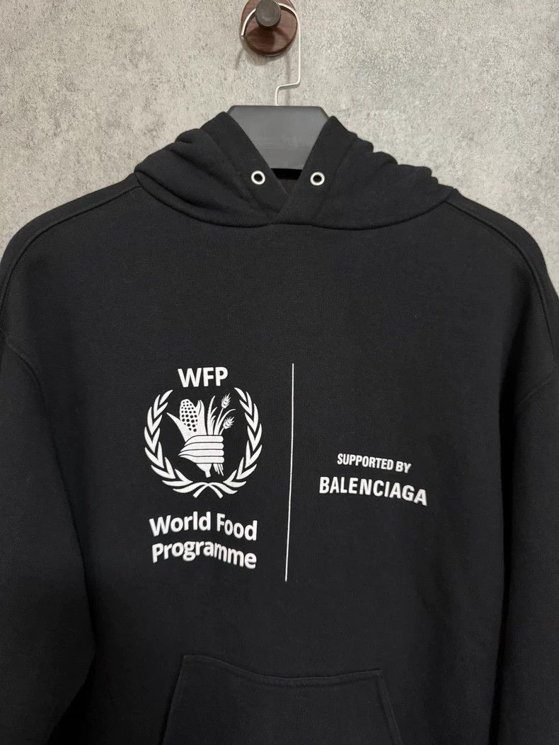 Balenciaga Balenciaga WFP wheat-ear print hoodie hoodie black Size US XS / EU 42 / 0 - 2 Thumbnail