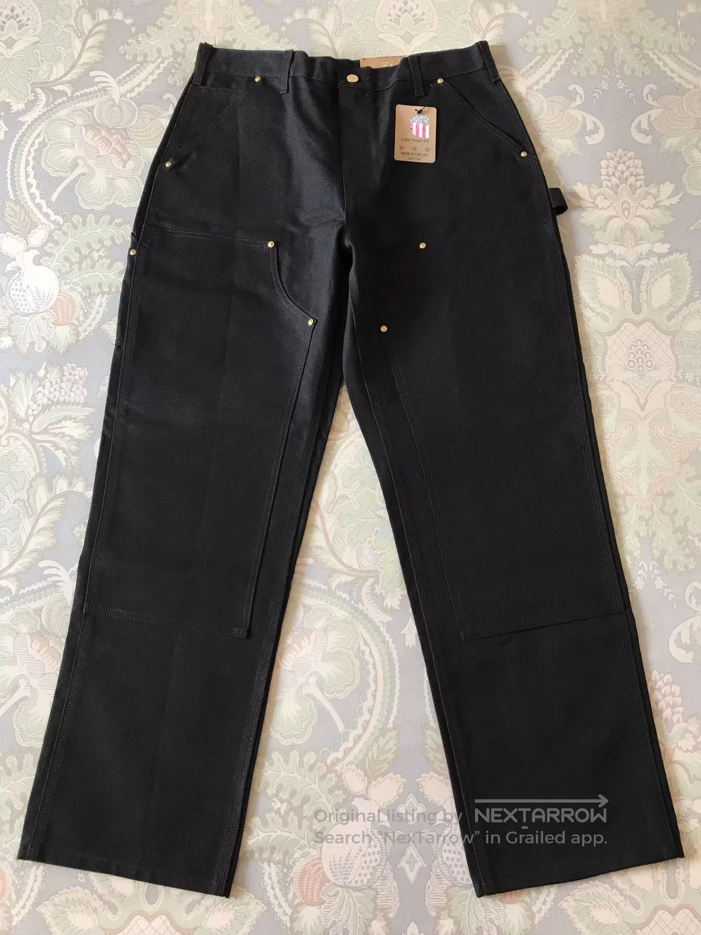 Carhartt Carhartt B01 BLK Canvas Work Pants. Size US 34 / EU 50 - 2 Thumbnail