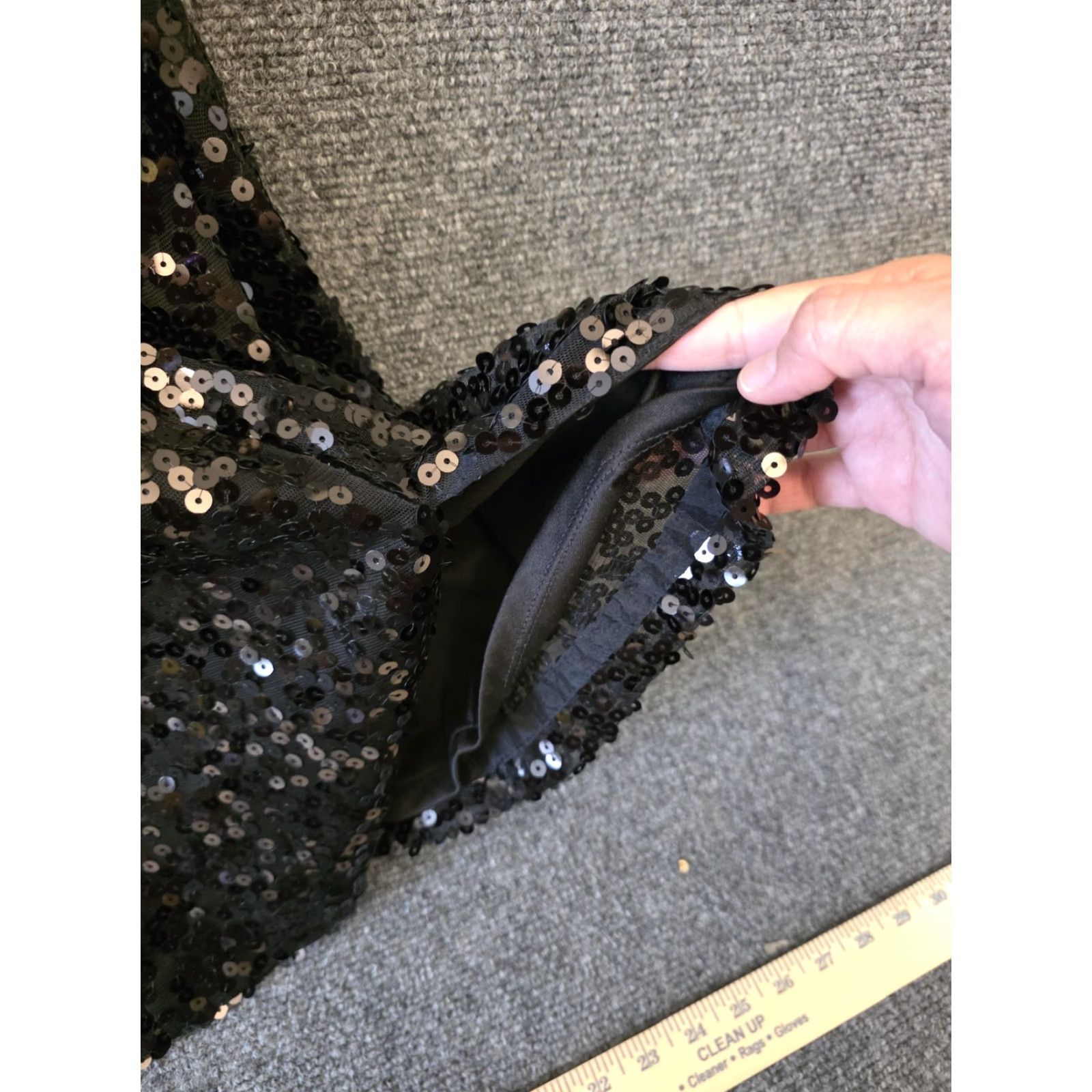 White House Black Market White House Black Market Dress Womens 0 Black Sequin Halter Ruched Mini Party Roaring White House Black Market Dress Size XS / US 0-2 / IT 36-38 - 7 Thumbnail