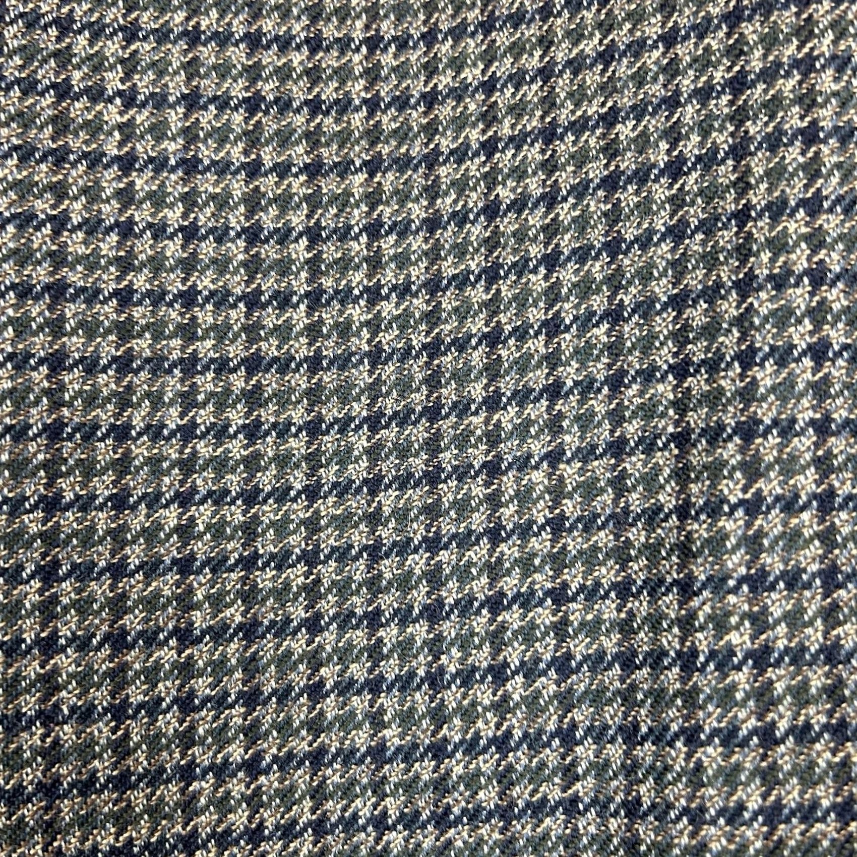 Oscar De La Renta Oscar de la Renta Mens Suit Jacket Houndstooth Wool 46R Regular Fit Notch Lapel 2-Button Front Vintage? No Size 46R - 6 Thumbnail