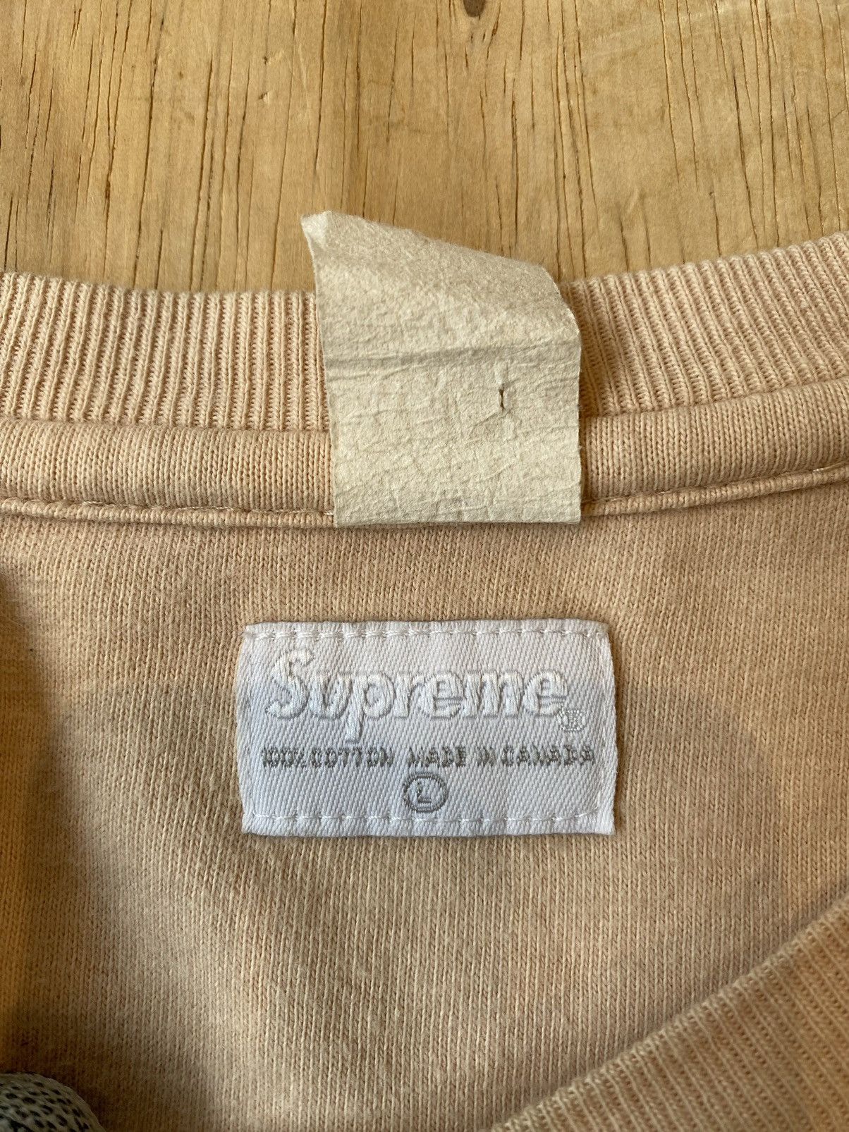 Supreme RARE Vintage Supreme Raglan Long Tee SizeL Size US L / EU 52-54 / 3 - 6 Thumbnail