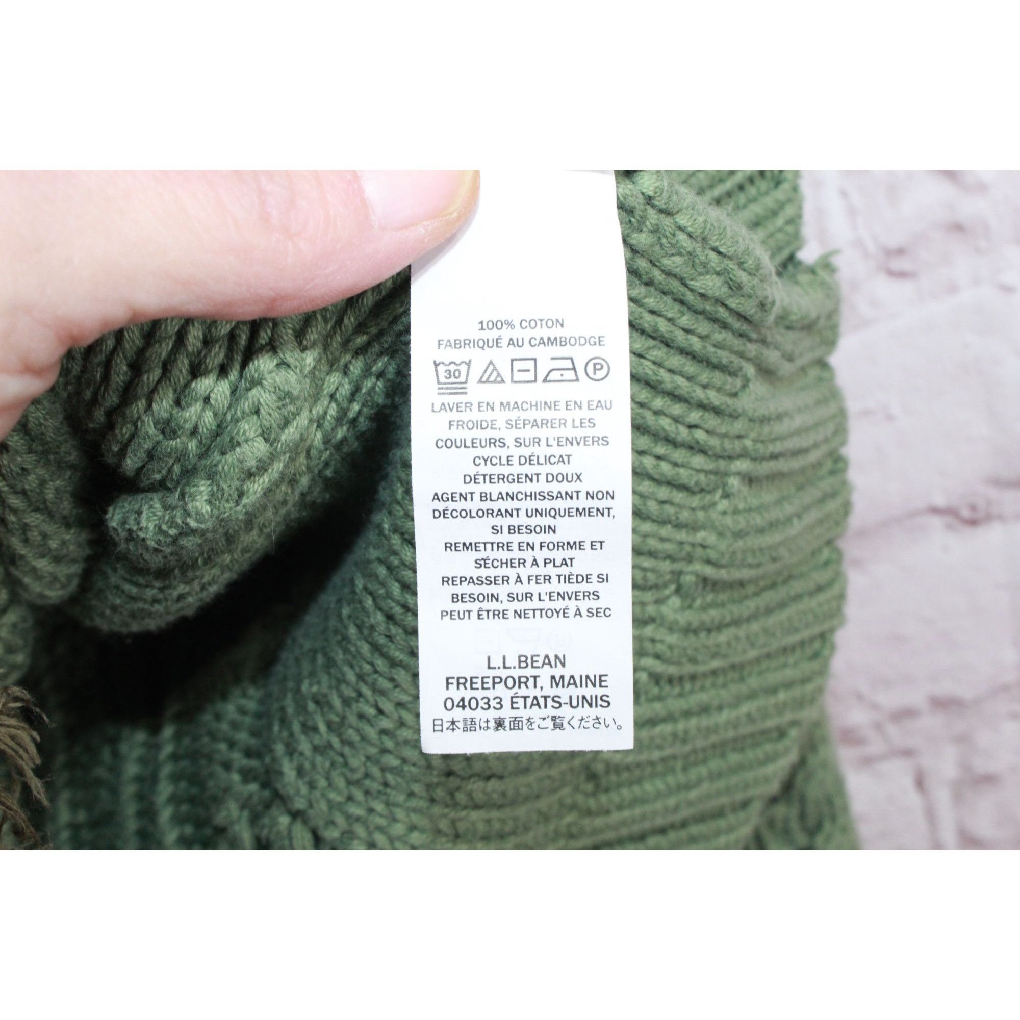 L.L. Bean LL Bean Women's Double L Cable Sweater Crewneck Size S / US 4 / IT 40 - 10 Thumbnail