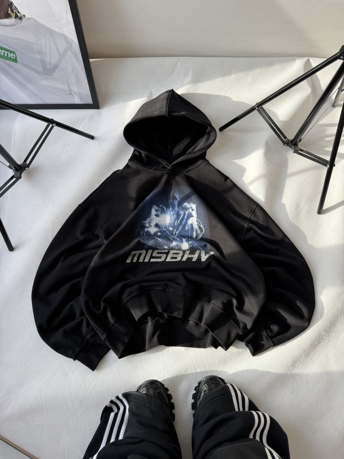 Misbhv MISBHV Print Shyne Boxy Fit Hoodie Size US M / EU 48-50 / 2 - 1 Thumbnail