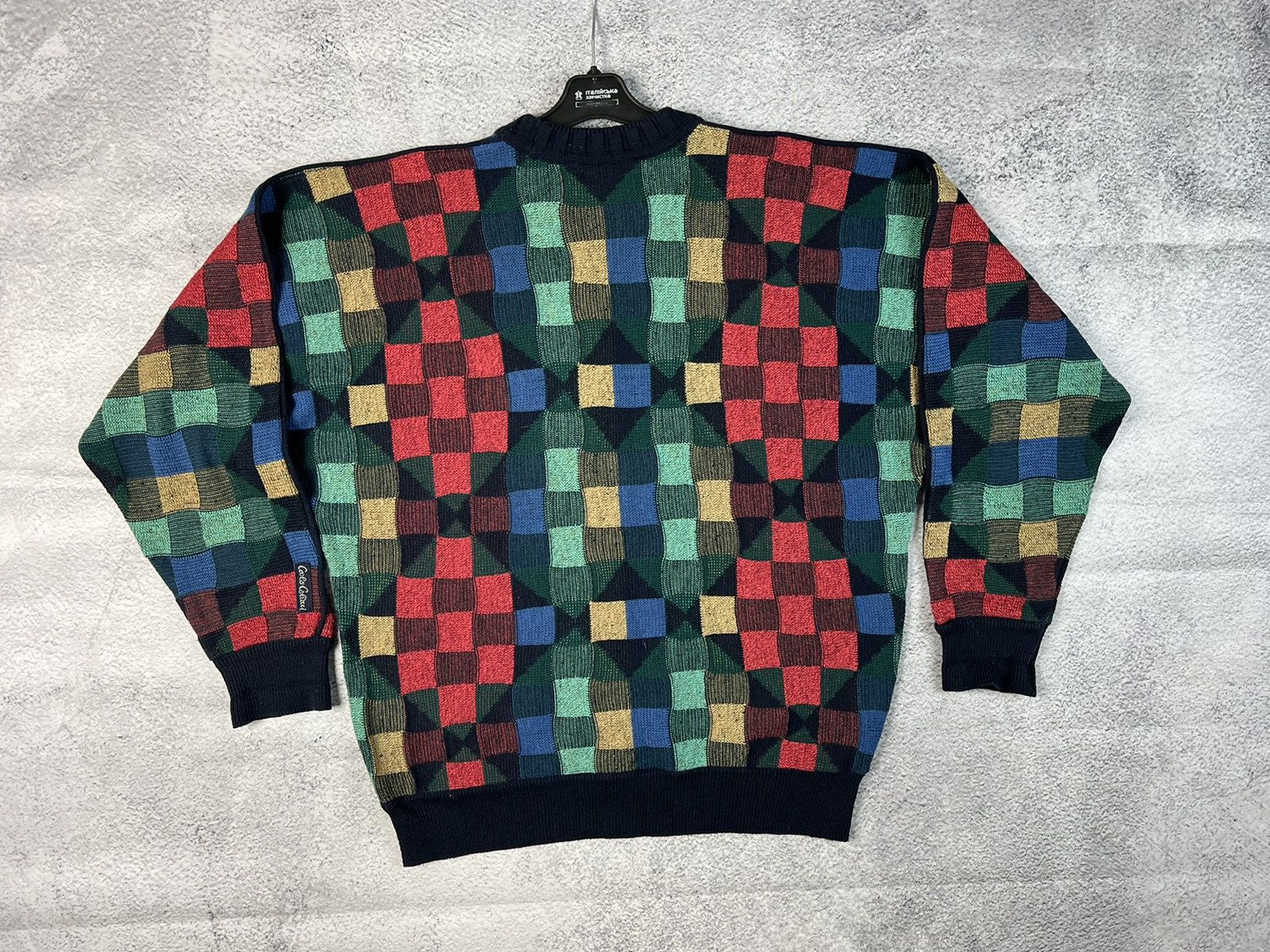 Carlo Colucci × Vintage Vintage Carlo Colucci multicolour knit sweater Size US M / EU 48-50 / 2 - 7 Thumbnail