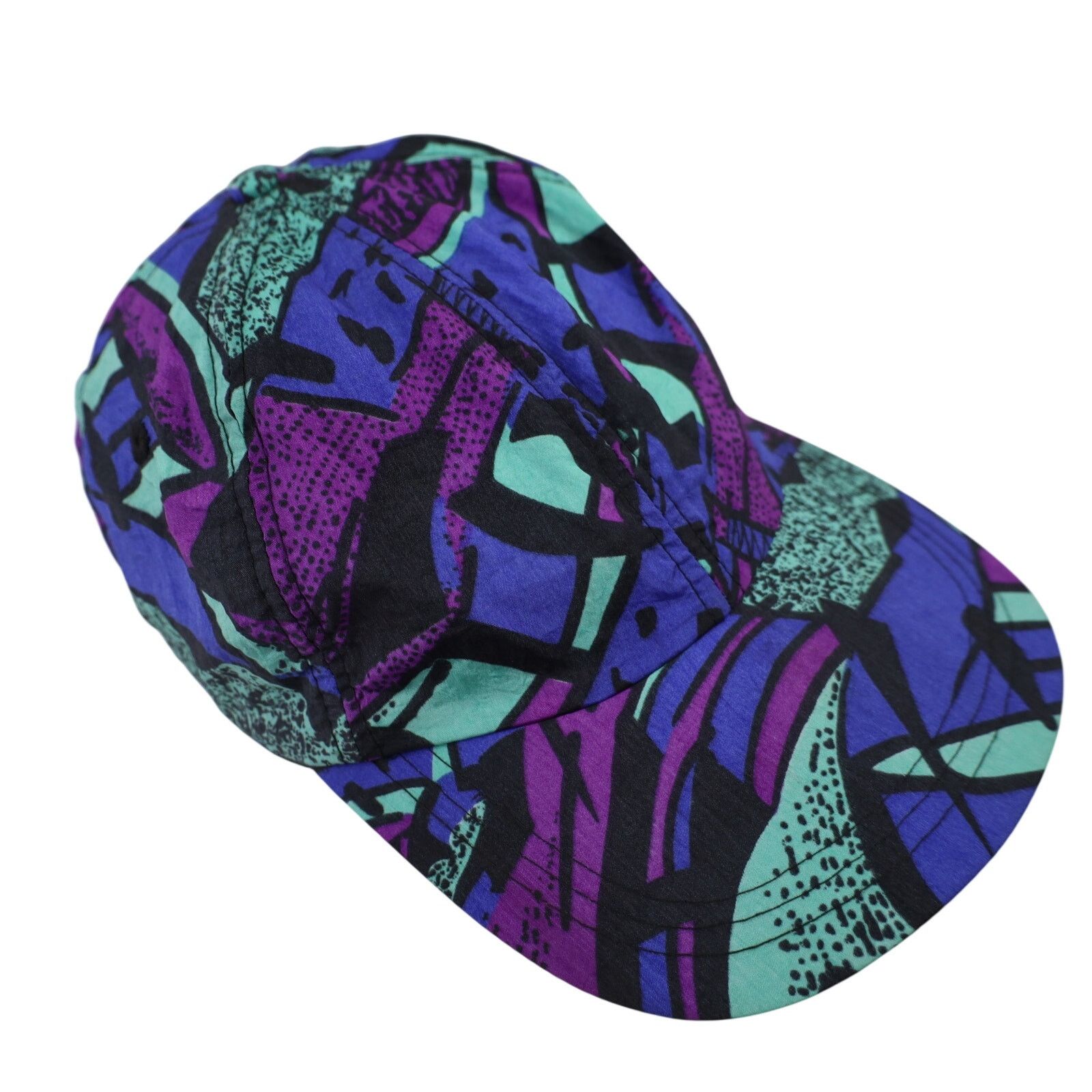 Reebok × Vintage Vintage 90s Reebok Abstract Print Hat Size ONE SIZE - 3 Thumbnail