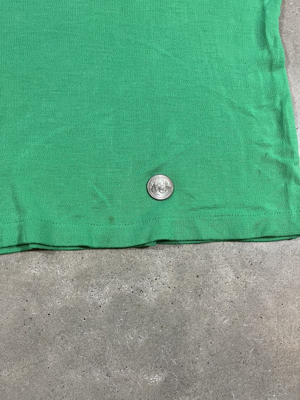 Vintage Vintage 70s Blank Green Boxy T Shirt Size L / US 10 / IT 46 - 5 Thumbnail