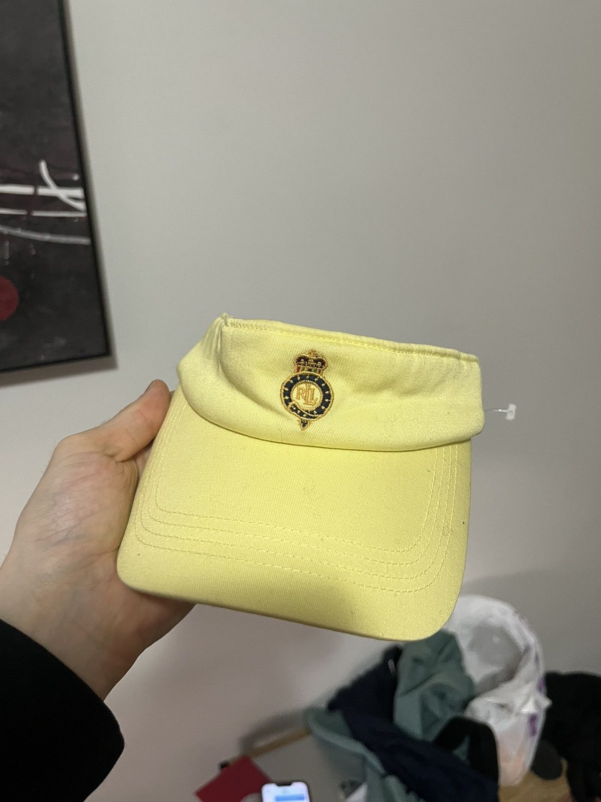 Polo Ralph Lauren × RRL Ralph Lauren Ralph Lauren Polo Holf tennis visor hat yellow new Size ONE SIZE - 1 Thumbnail
