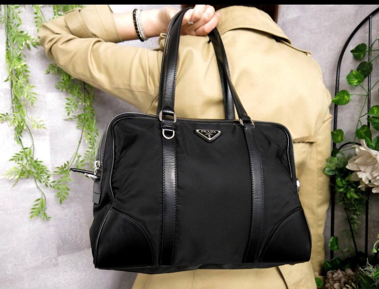 Prada × Vintage Vintage Prada Tessuto Satchel Size ONE SIZE - 1 Thumbnail