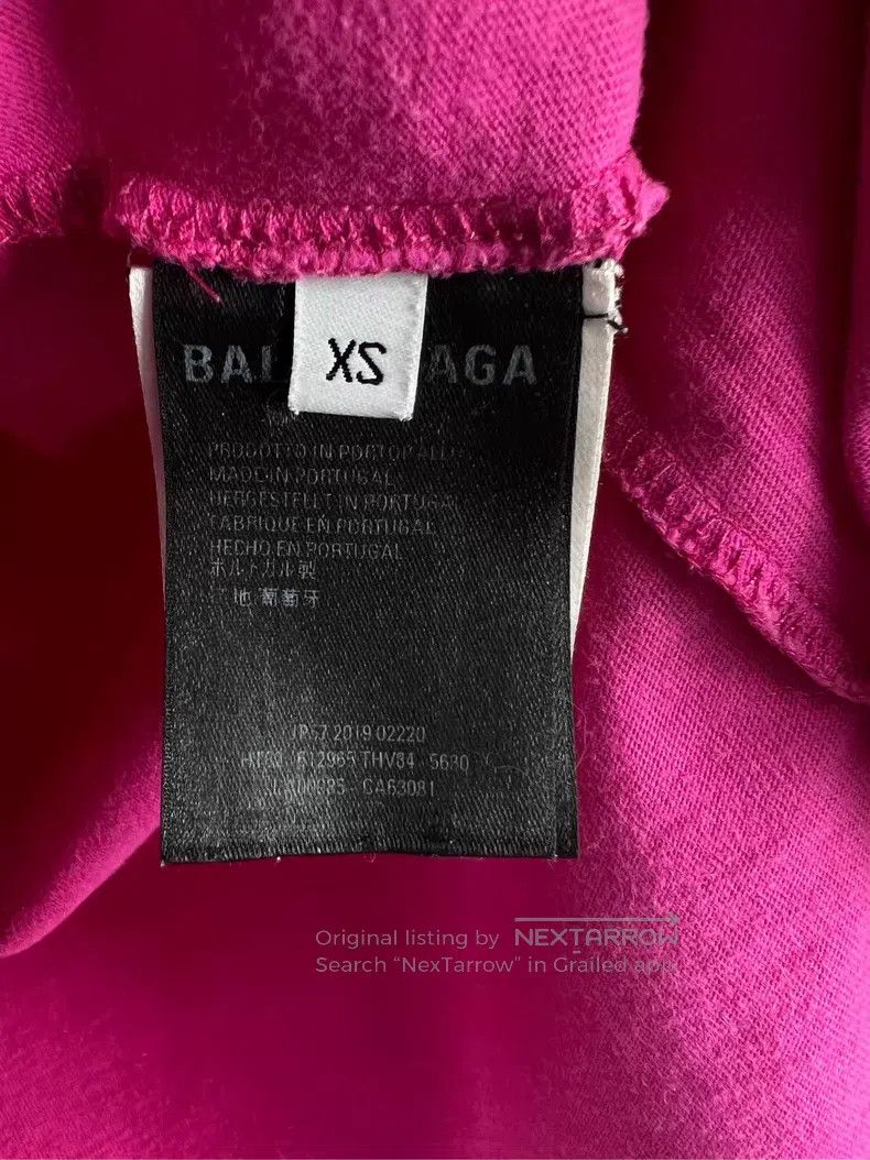 Balenciaga Balenciaga Pink food agency short sleeve T-shirt Size US XS / EU 42 / 0 - 4 Thumbnail