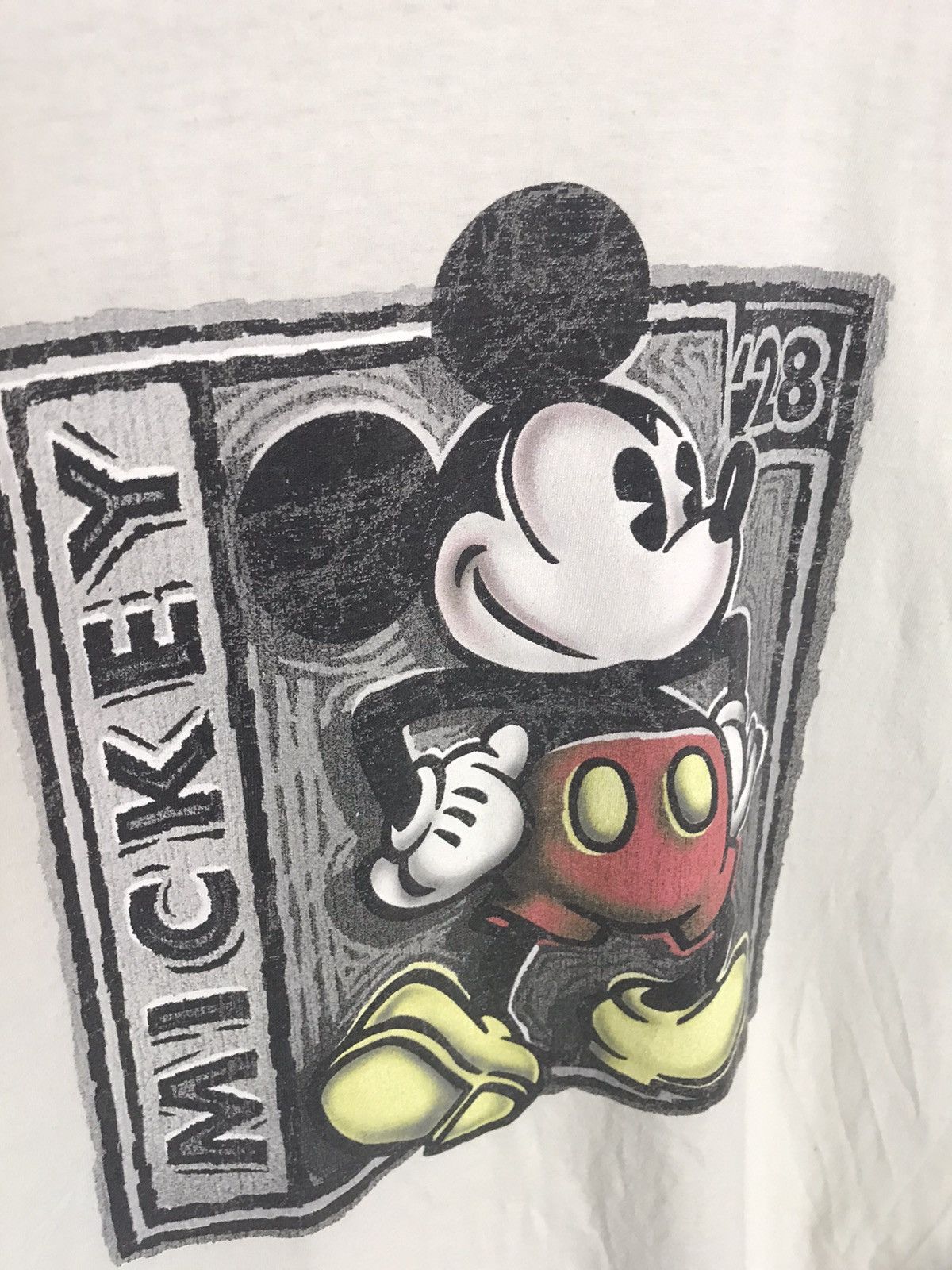 Disney Vintage 90’s Disney Mickey Mouse t-shirt Size US XL / EU 56 / 4 - 4 Thumbnail