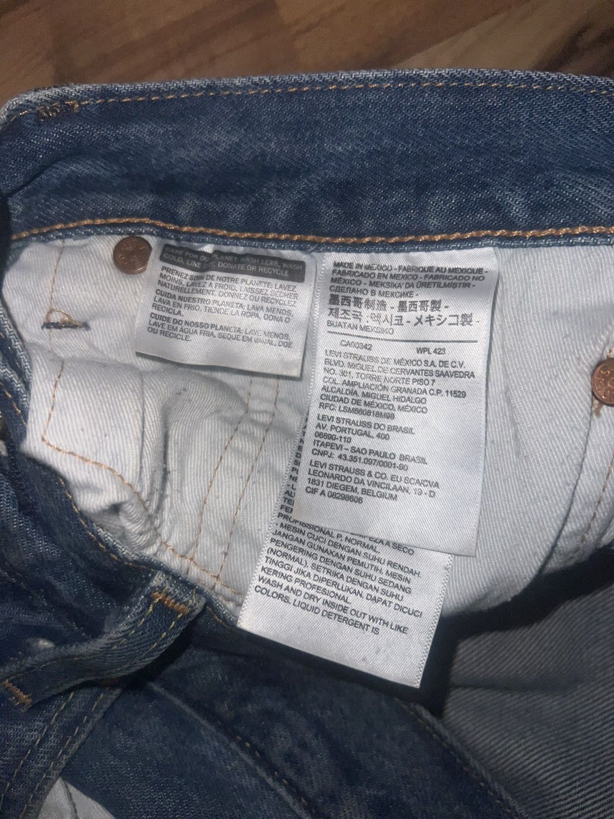 DENIM TEARS × Levi's Denim Tears x Levis Cotton Wreath Jeans Size US 34 / EU 50 - 5 Thumbnail
