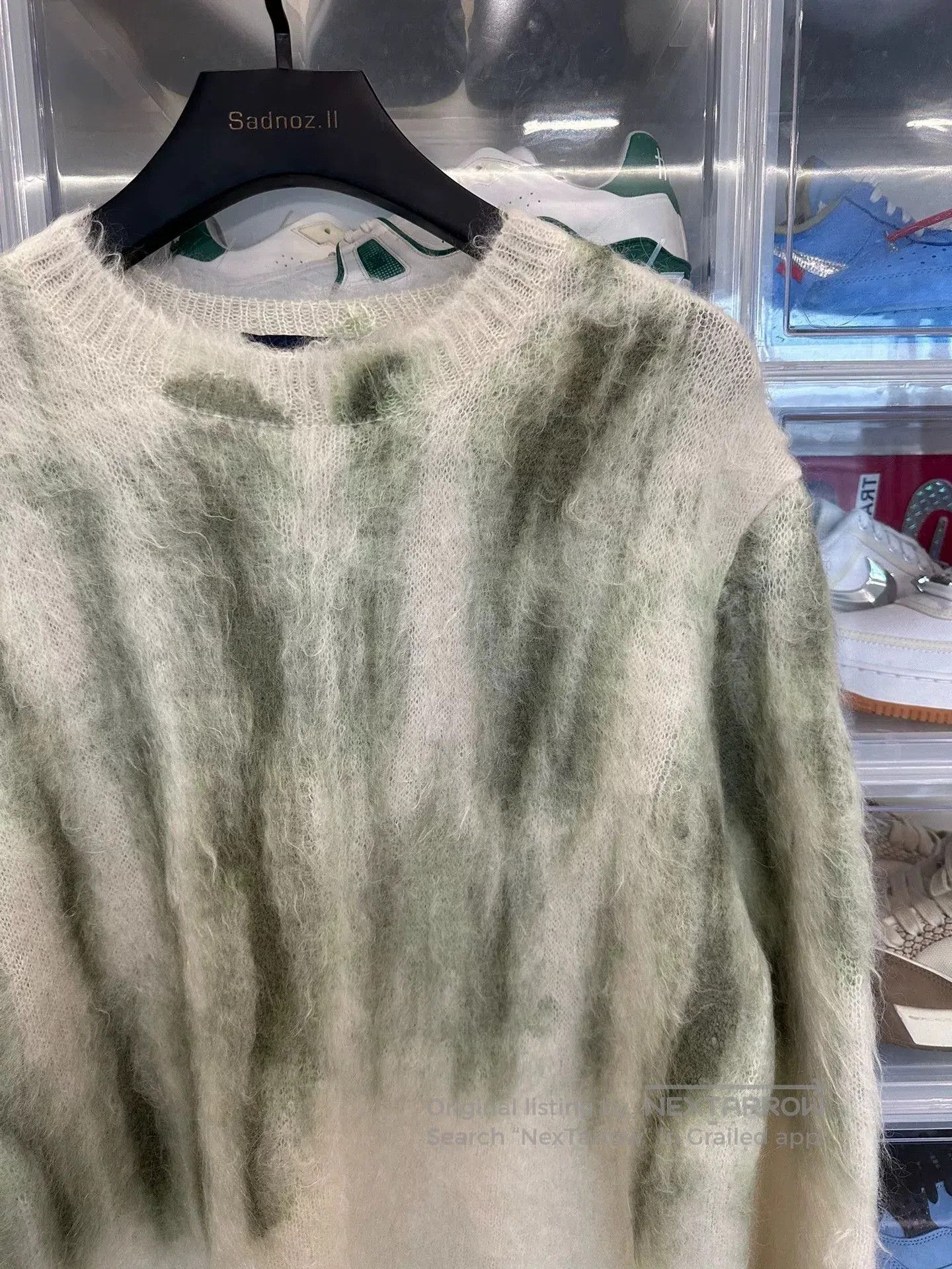 Louis Vuitton Louis Vuitton Mohair White Green Sweater. Size US M / EU 48-50 / 2 - 2 Thumbnail