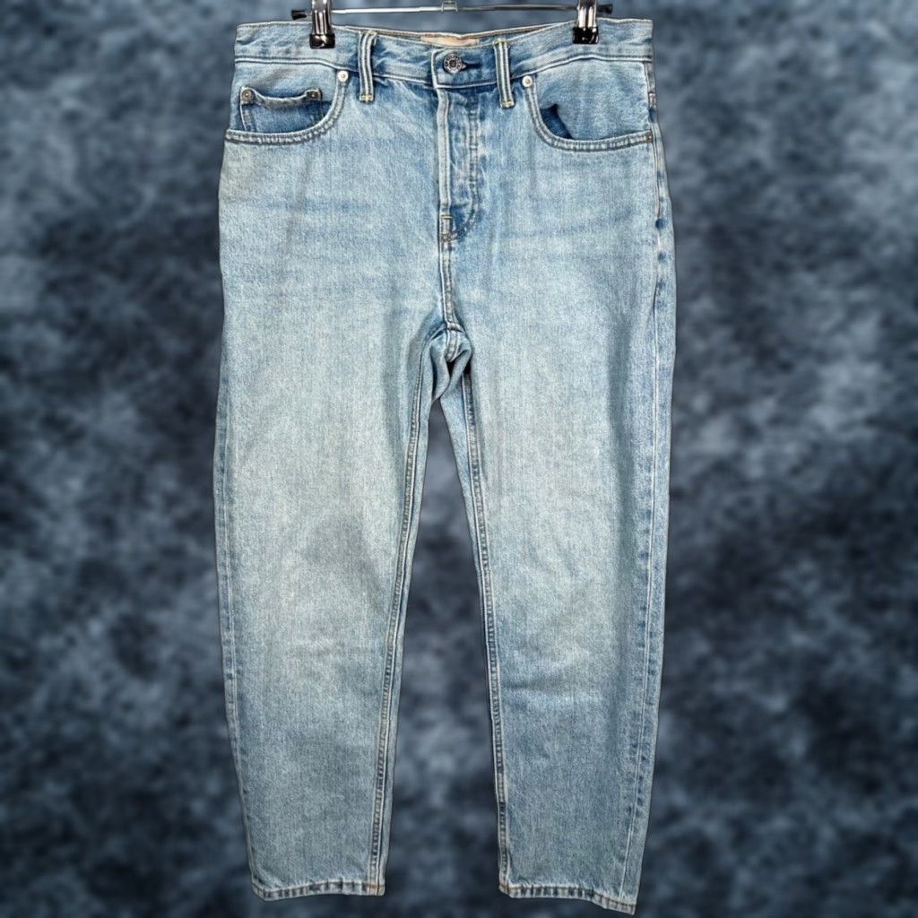Everlane Everlane Jeans Women's Size 27 Boyfriend Light Wash Straight Leg Cotton Denim 5-Pocket Size 29" - 1 Thumbnail