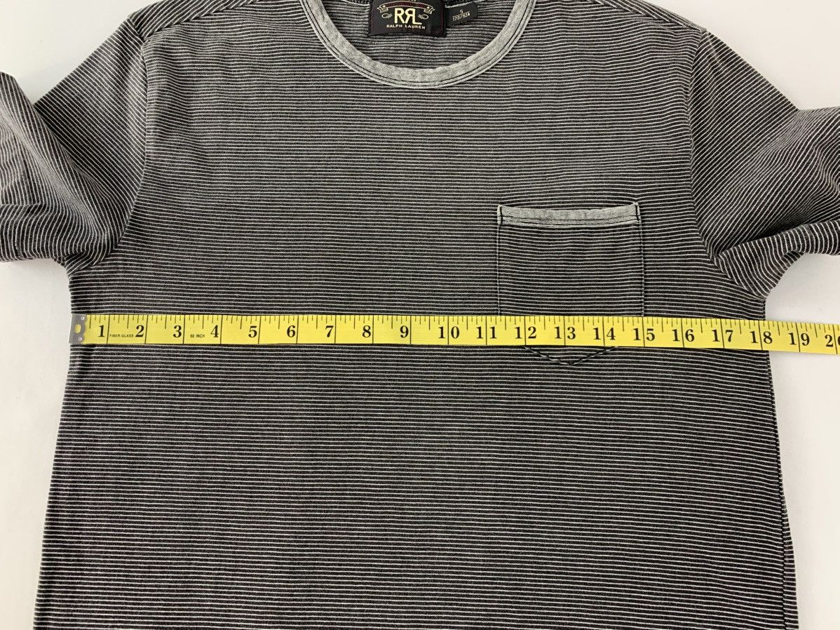Ralph Lauren Double RRL Ralph Lauren Crewneck Single Pocket Striped Tee Size US S / EU 44-46 / 1 - 12 Thumbnail