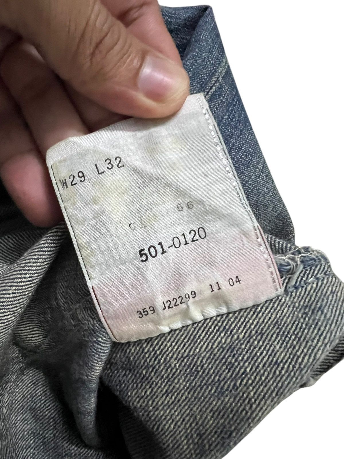 Levi's Vintage Levis 501 Faded Claw Jean Size US 28 / EU 44 - 19 Thumbnail