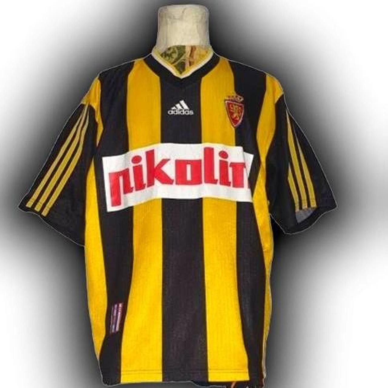 Adidas Issued Real Zaragoza Spain 1998 1999 Away Shirt Jersey Size US XL / EU 56 / 4 - 3 Thumbnail