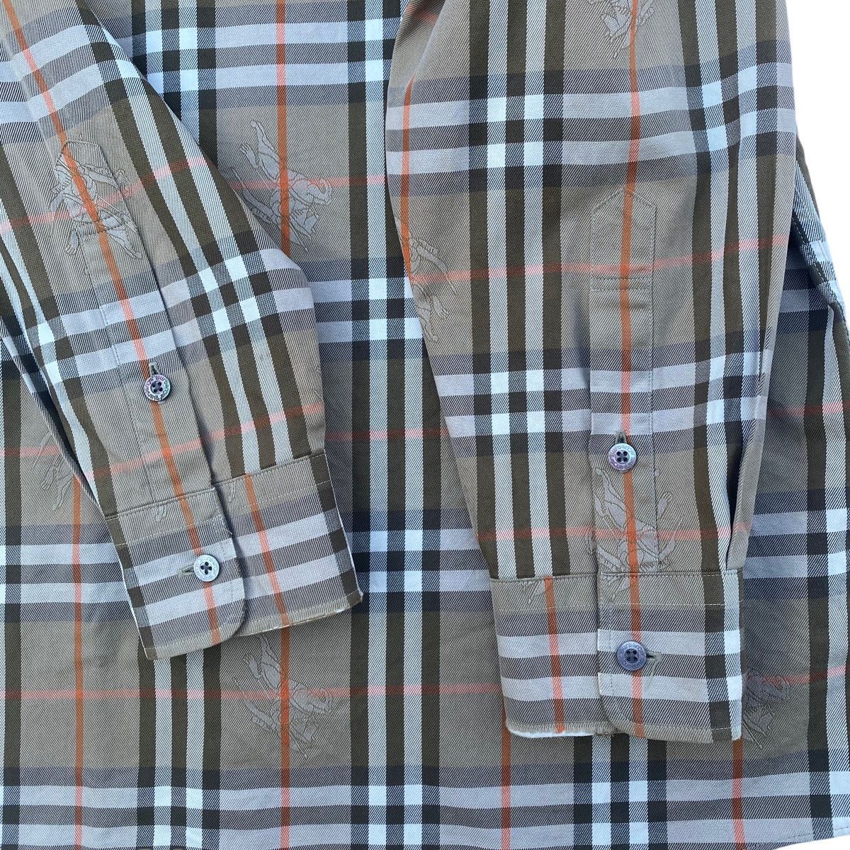 Burberry 🔥Rare Vtg BURBERRYS PRORSUM Monogram NovaCheck Button Ups Size US L / EU 52-54 / 3 - 6 Thumbnail