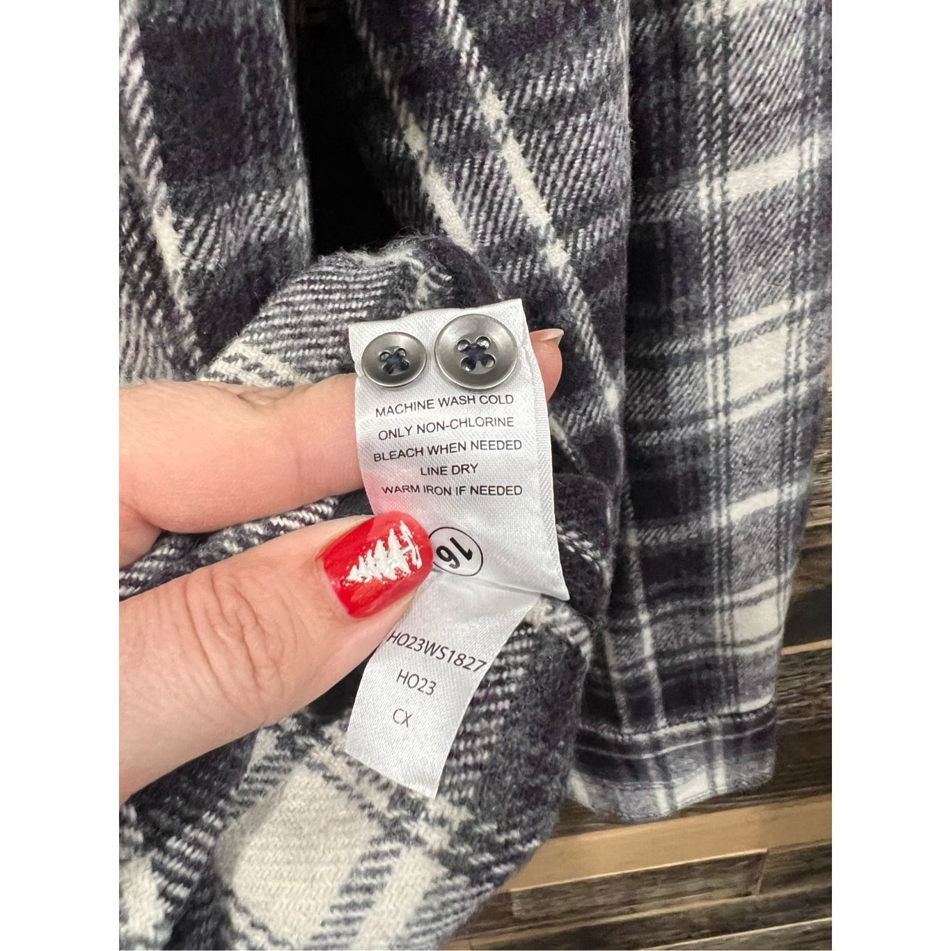 Other FLAG & ANTHEM NWT GREY/CREAM PLAID FLANNEL heavy SHIRT sz XL Size US XL / EU 56 / 4 - 5 Thumbnail
