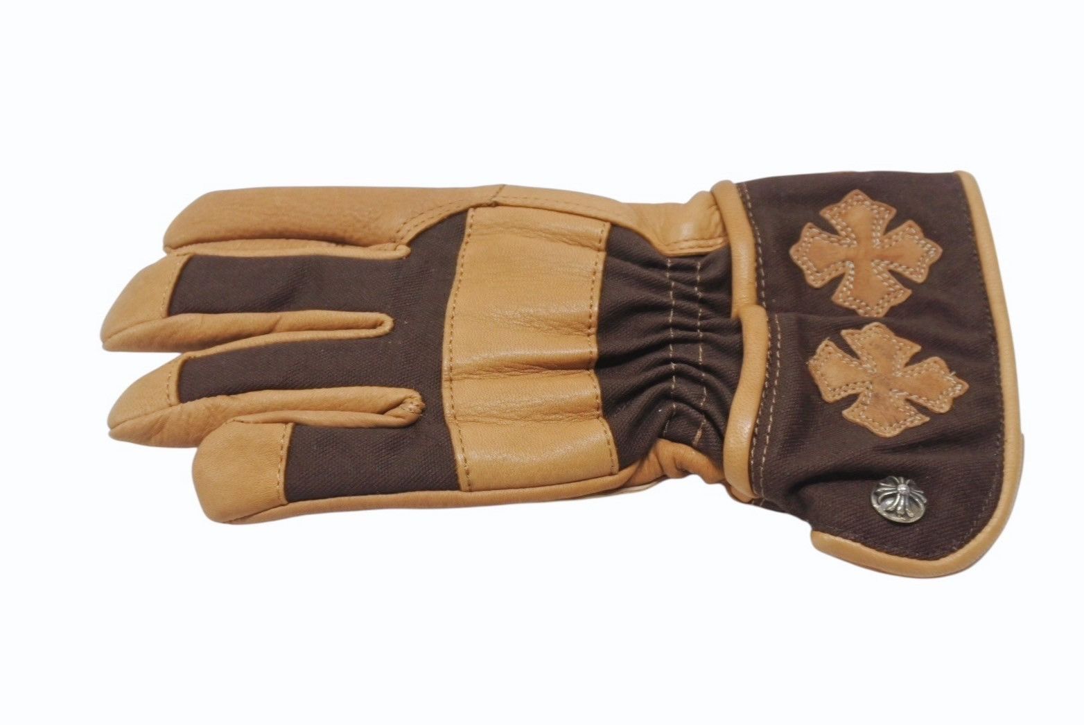 Chrome Hearts Chrome Hearts Plus Patch Leather Gloves Size ONE SIZE - 2 Thumbnail