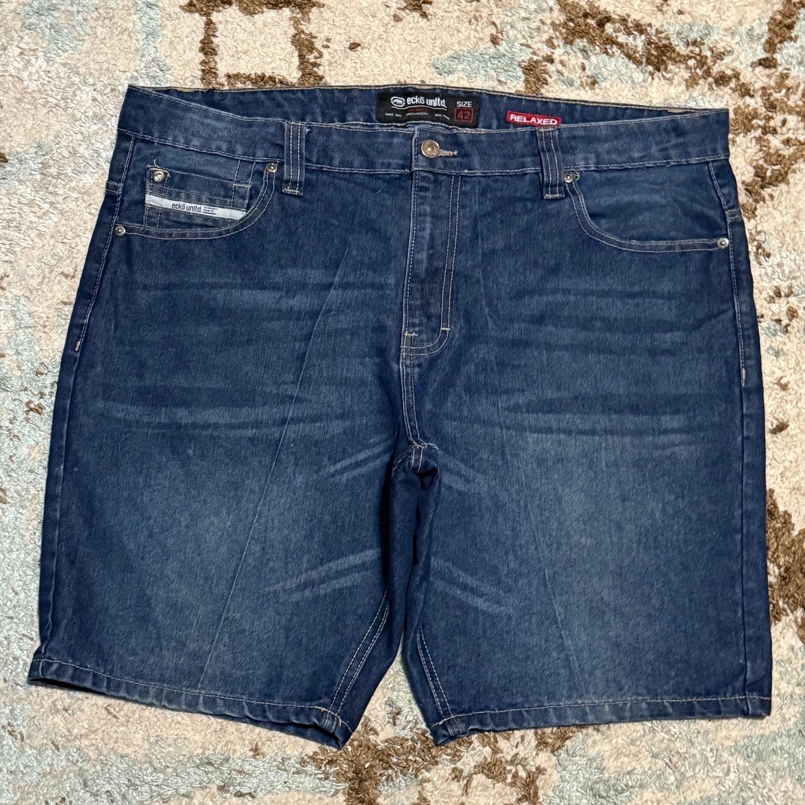 Ecko Unltd. Ecko Unltd Mens Relaxed Fit Jean Shorts Size 42 Y2K Size US 42 / EU 58 - 1 Thumbnail