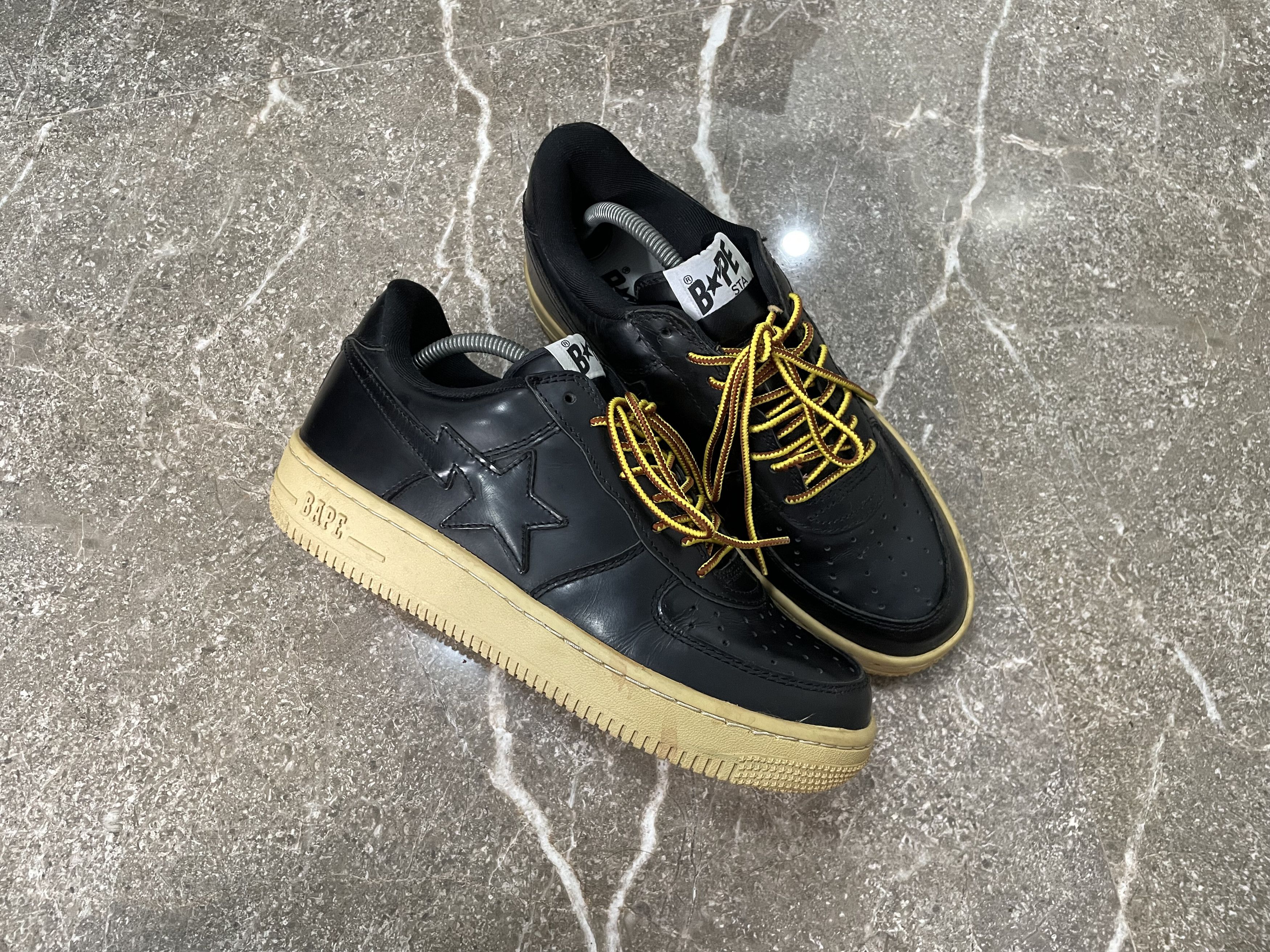 Bape OG GLASS LEATHER BAPESTA Size US 9.5 / EU 42-43 - 1 Thumbnail
