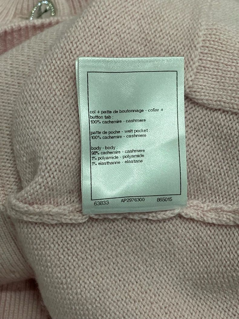 Chanel Chanel 25S cherry blossom pink cashmere cardigan coat Size XXS / US 00 / IT 34 - 7 Thumbnail