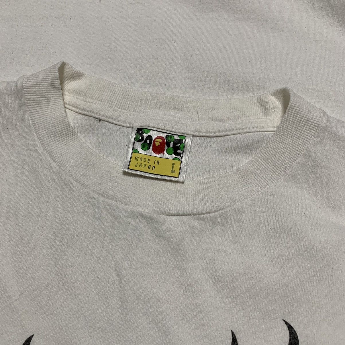 Bape Bape Large 16th Anniversary White Tee A Bathing Ape Size US L / EU 52-54 / 3 - 4 Thumbnail