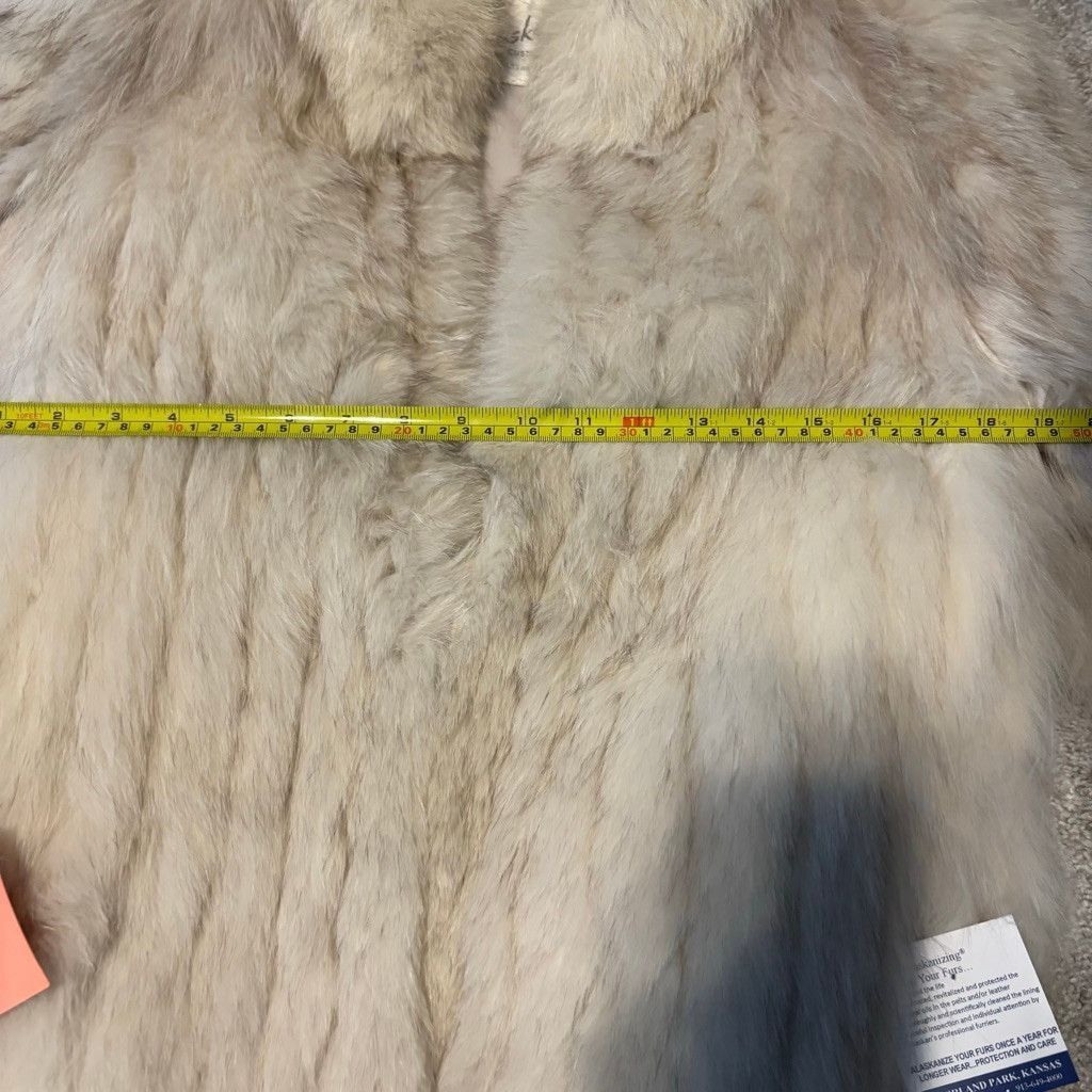 Other Women's Alaskan Custom Built Furs Natural Blue Fox Coat Size L / US 10 / IT 46 - 6 Thumbnail