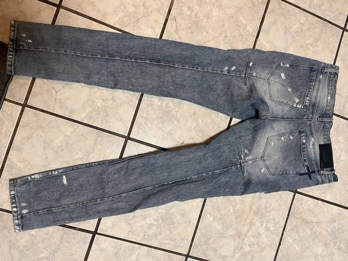 Rta CLAYTON SKINNY JEAN | DISTRESSED WHITE PAINT Size US 32 / EU 48 - 3 Thumbnail