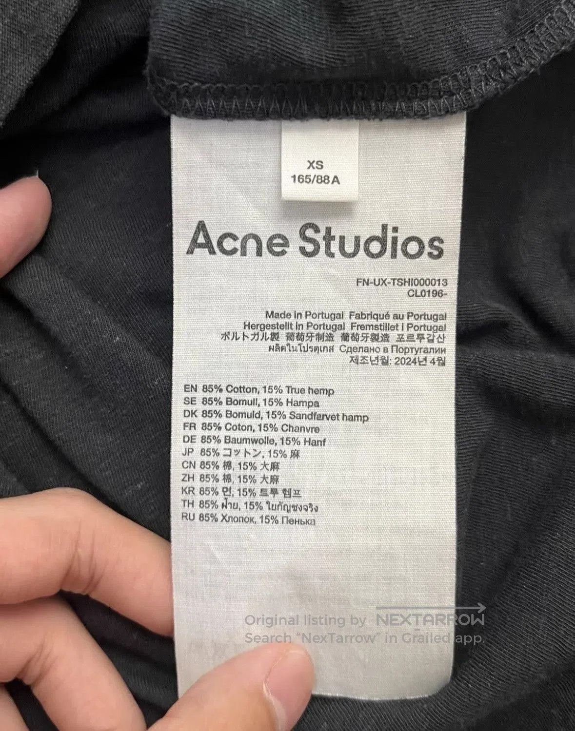 Acne Studios acnw studios t-shirt wxx. Size US XS / EU 42 / 0 - 4 Thumbnail