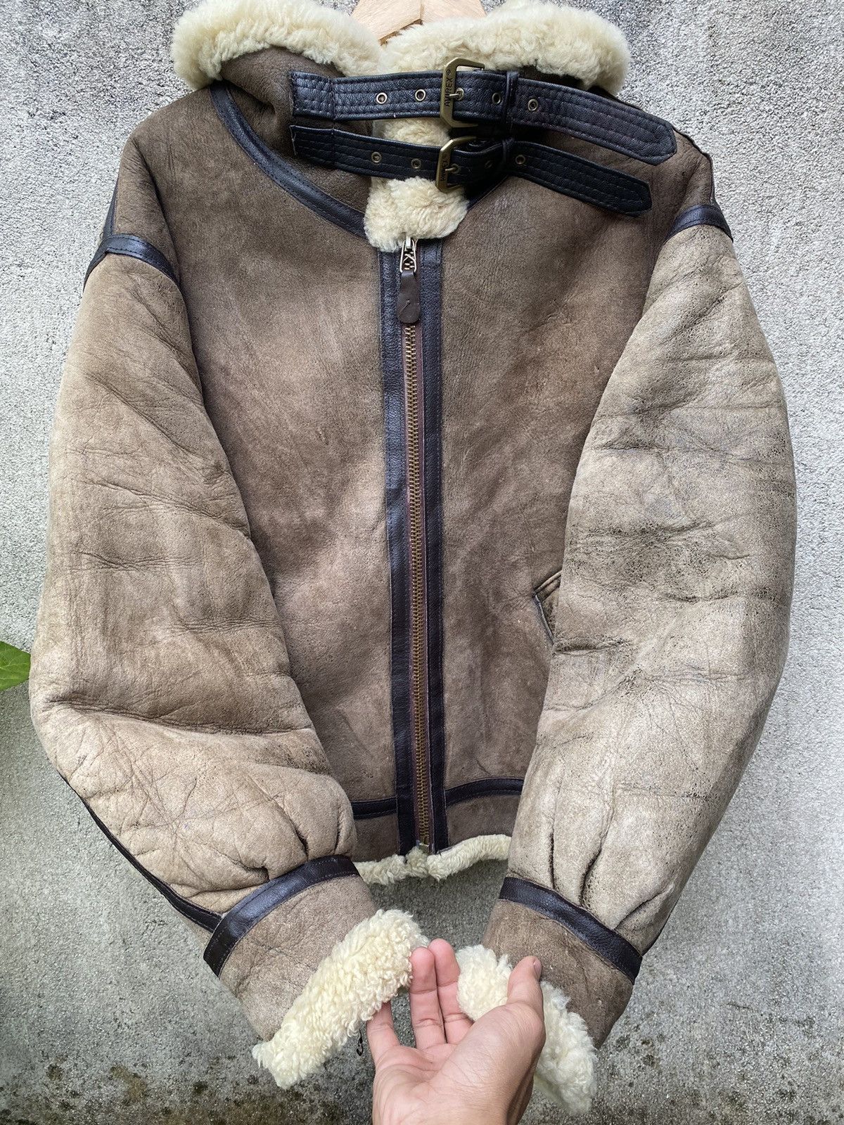 Avirex Avirex Limited B-3 80s OG 1986 Shearling Sheepskin Jacket Size US L / EU 52-54 / 3 - 5 Thumbnail