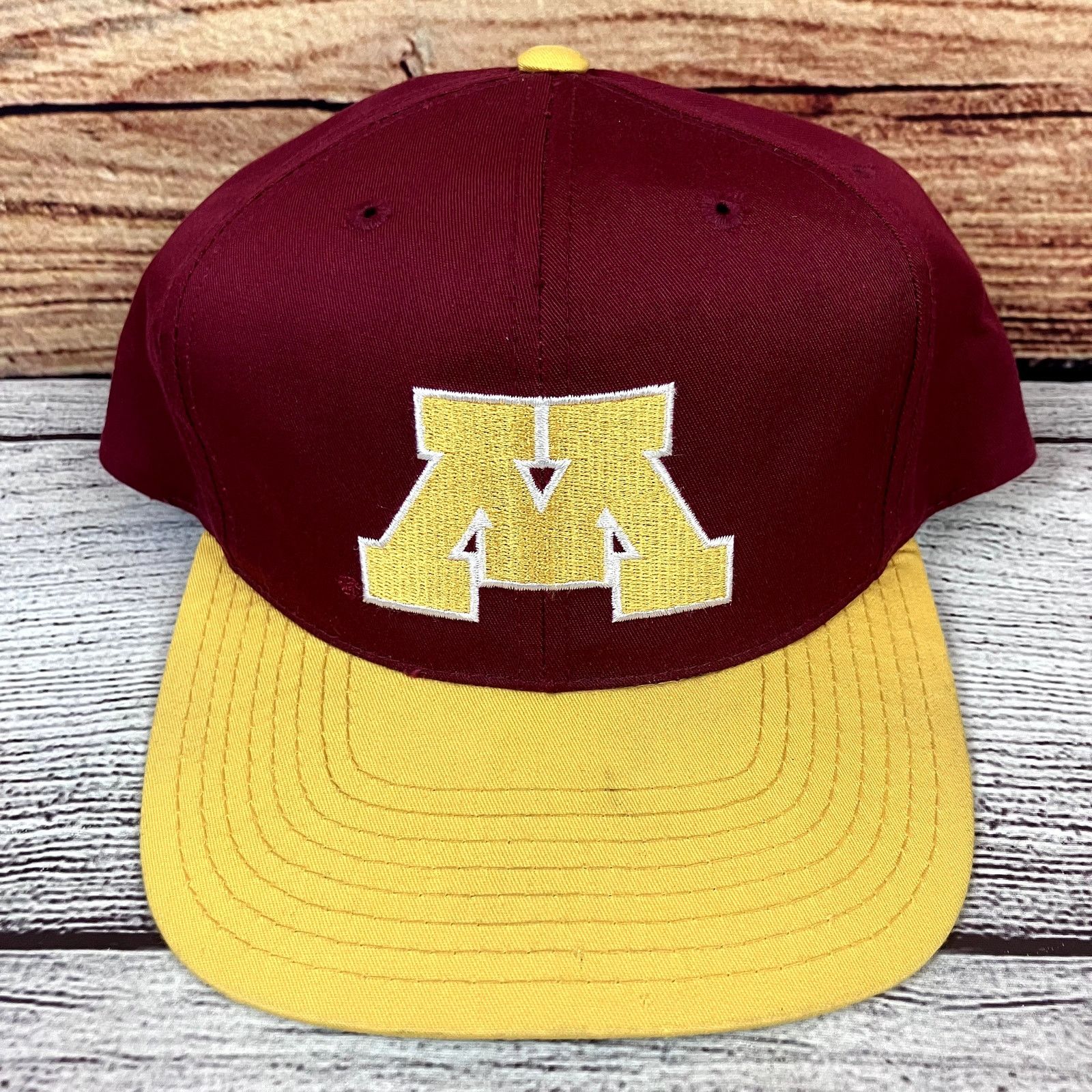 NCAA × Vintage Vintage 1990s Minnesota Gophers NCAA College Snapback Hat Size ONE SIZE - 1 Thumbnail
