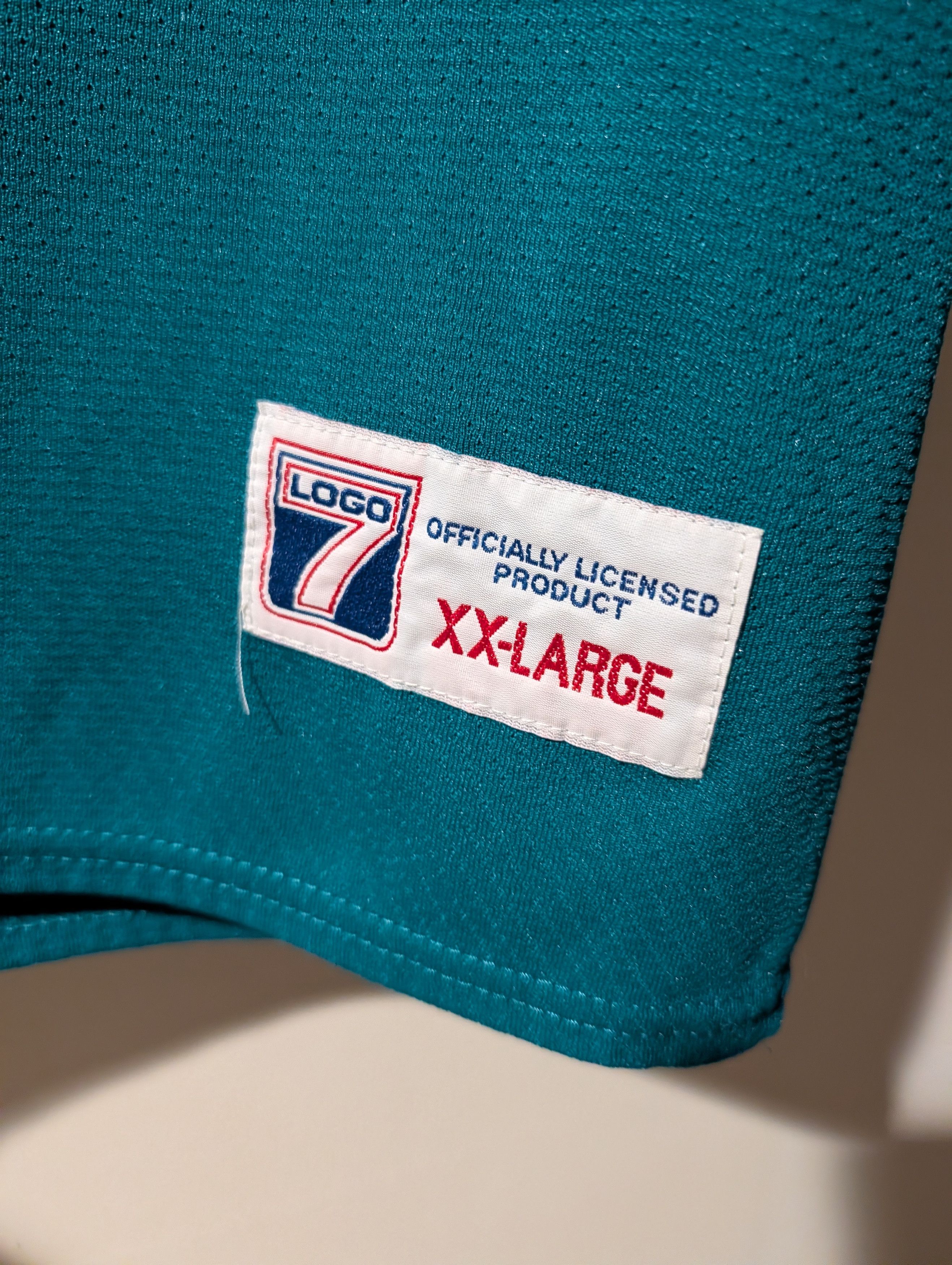 Logo 7 Vintage MIAMI DOLPHINS NFL Jersey DAN MARINO Logo 7 EUC Size US XXL / EU 58 / 5 - 9 Thumbnail