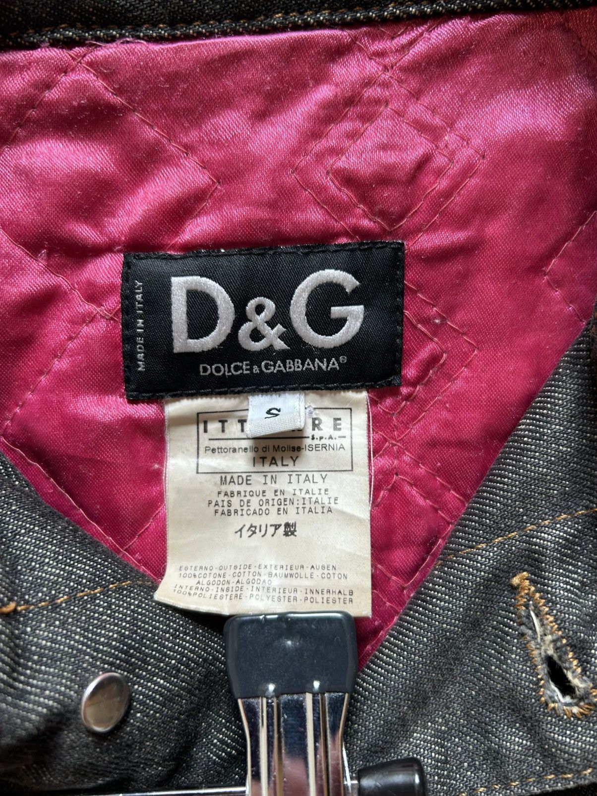 Dolce & Gabbana Dolce & Gabbana AW2003 Archive Cropped Waxed Denim Jacket Size S / US 4 / IT 40 - 10 Thumbnail