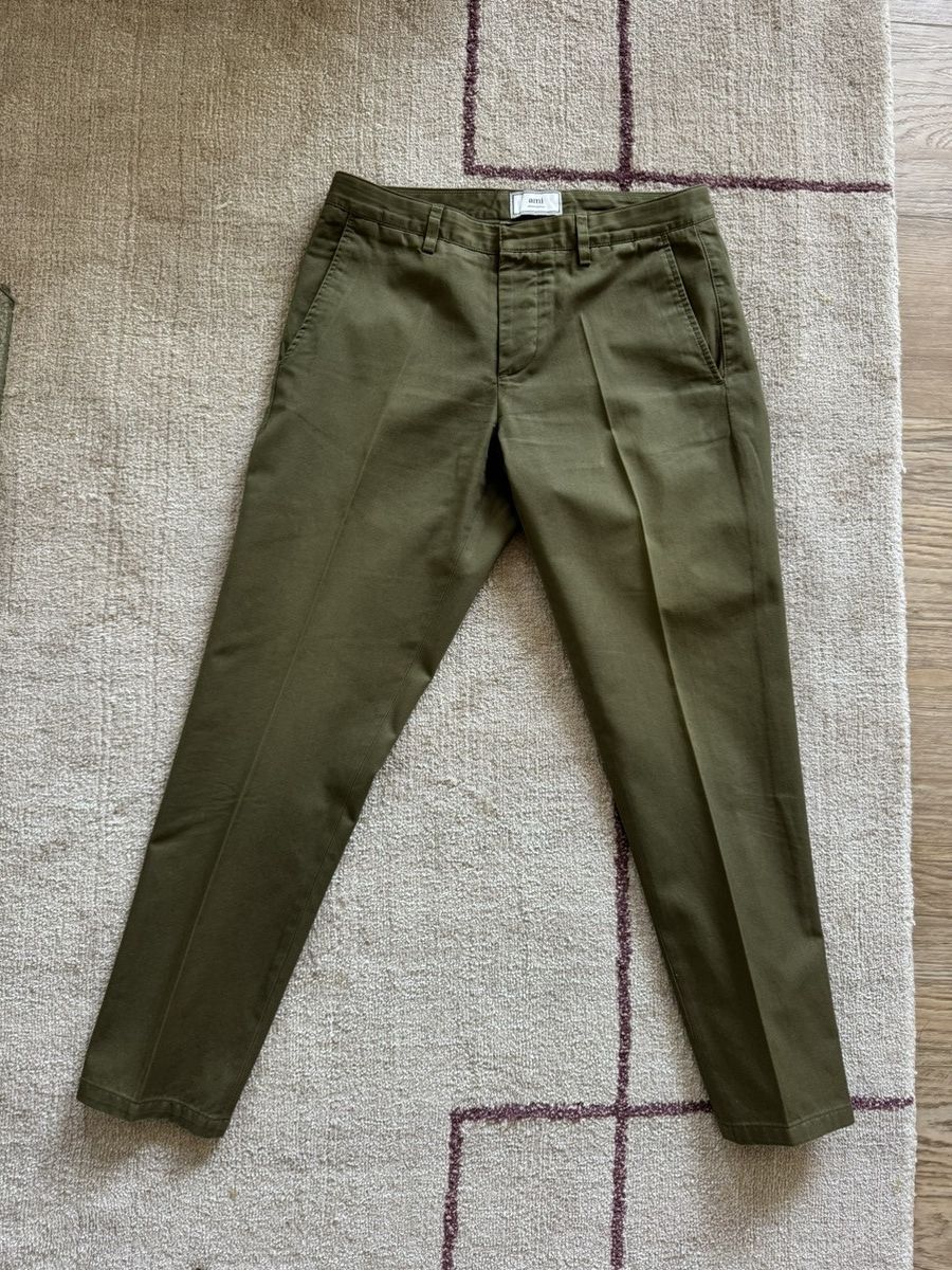 AMI AMI Paris army green pants Size US 30 / EU 46 - 1 Thumbnail